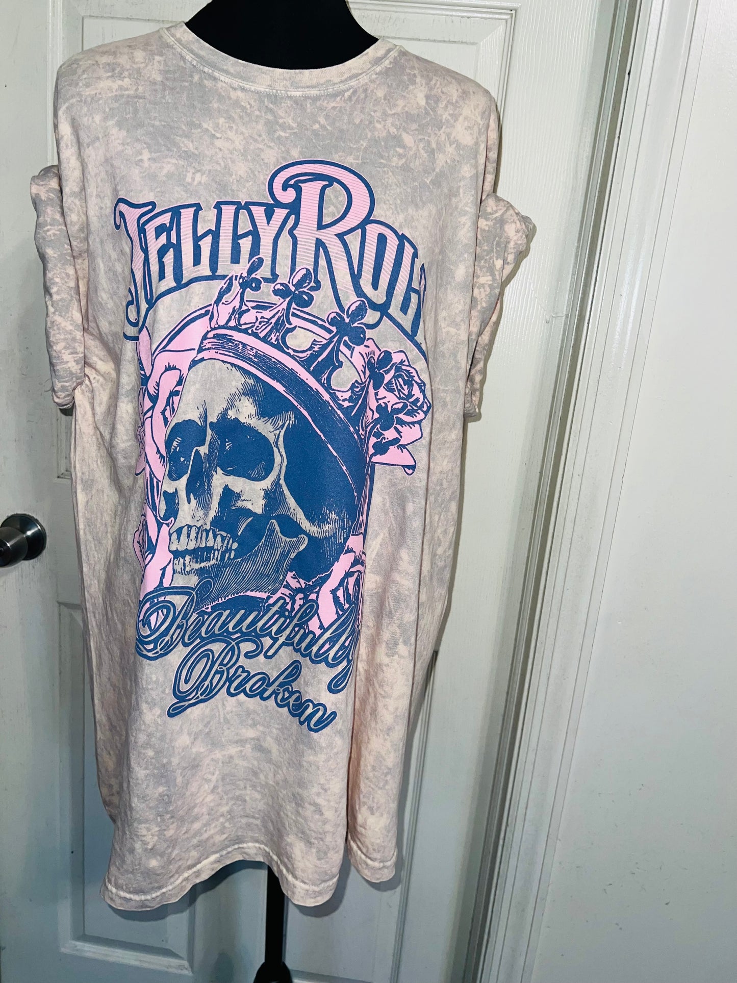 Jelly Roll Oversized Distressed Tee