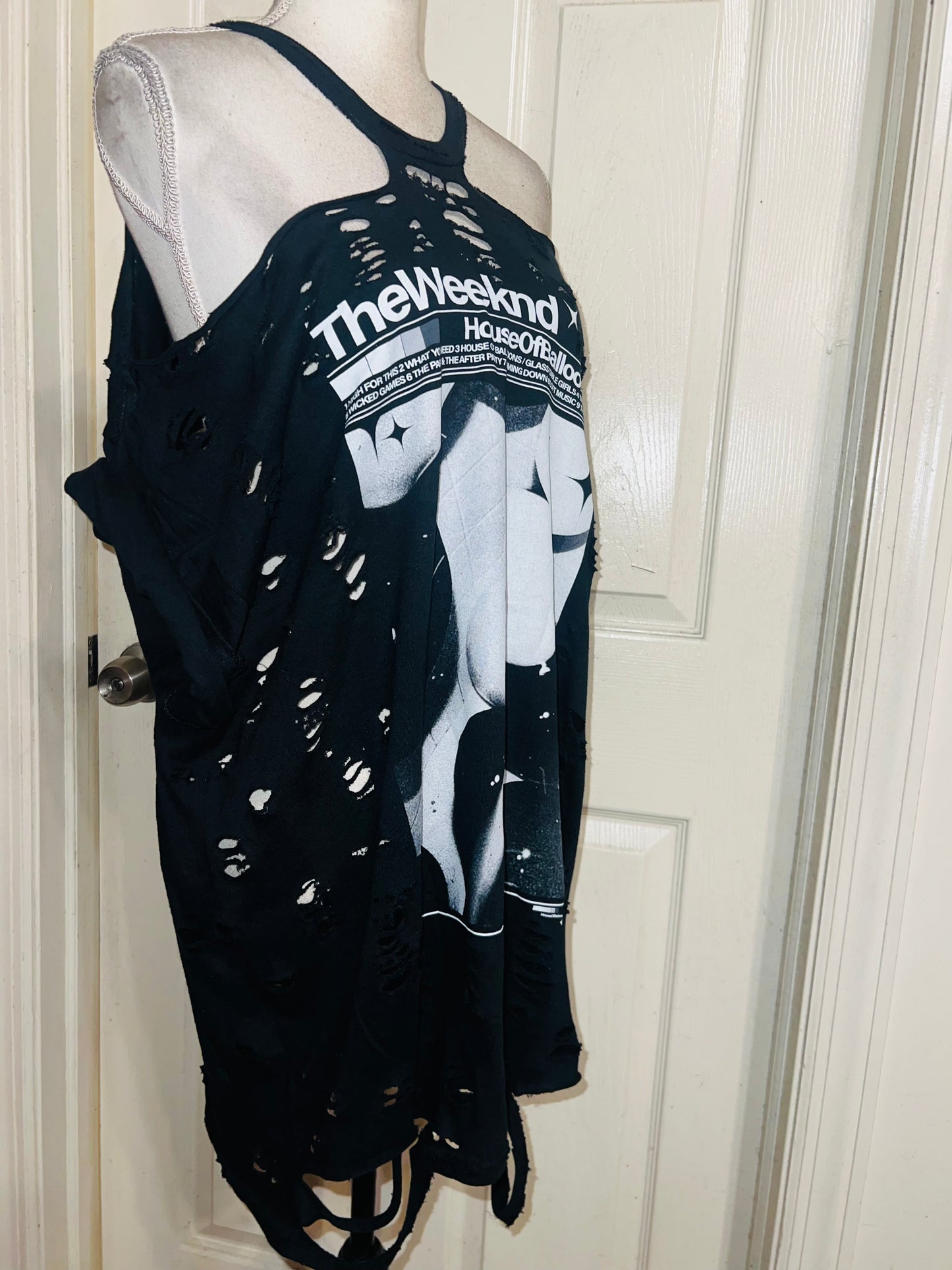 The Weeknd HOB Oversized Distressed Tee