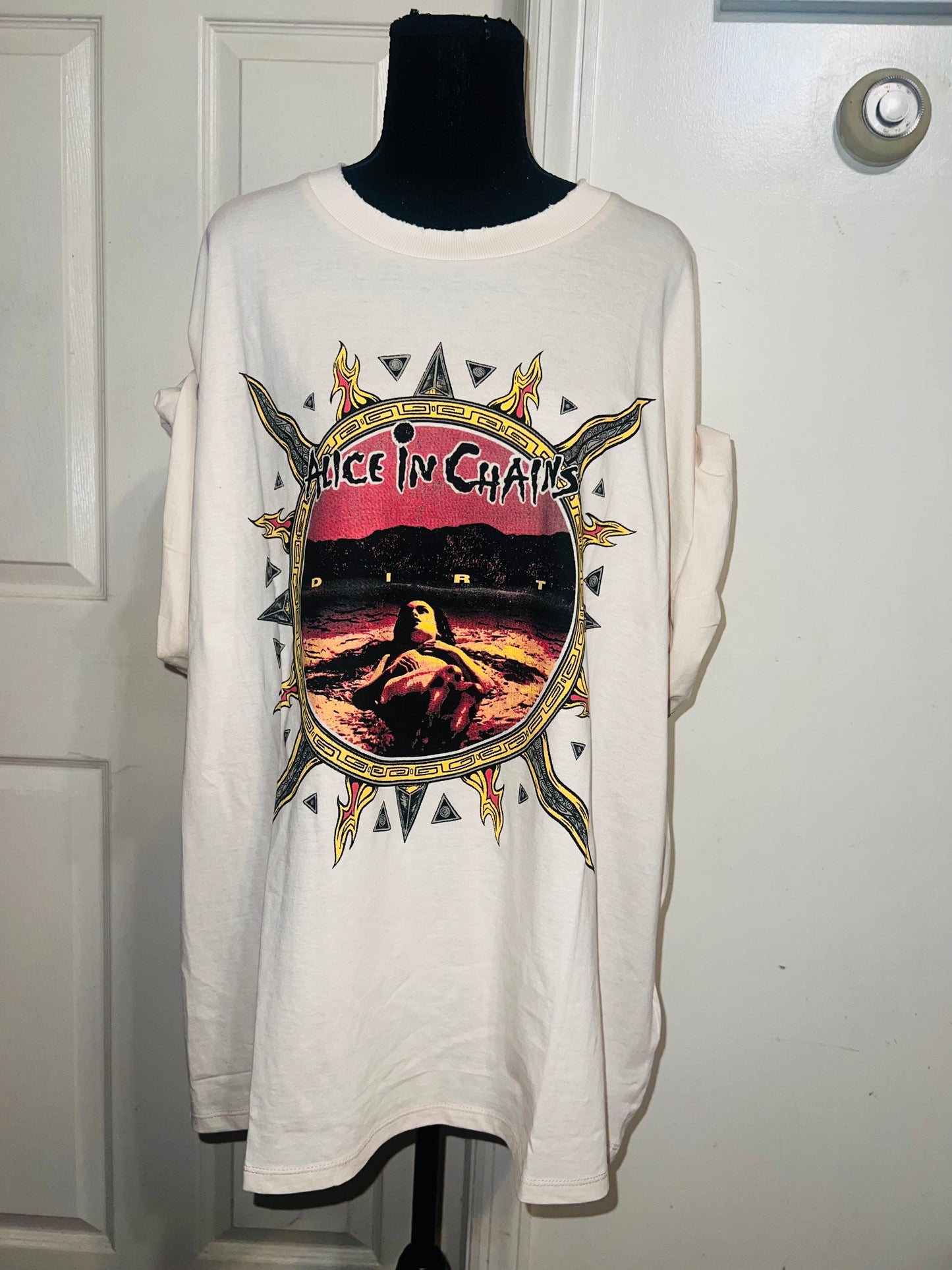 Alice In Chains Oversized Distressed Tee