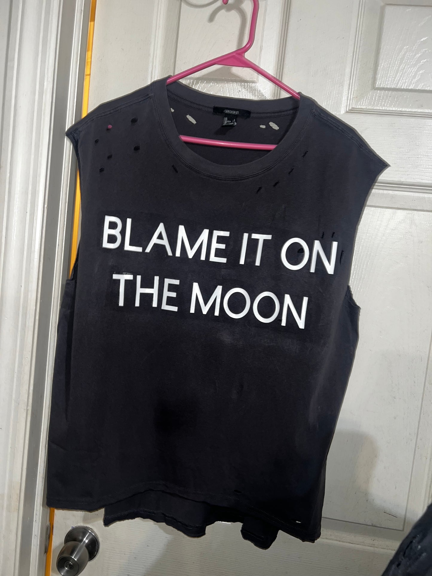 “Blame It On The Moon” Oversized Tank