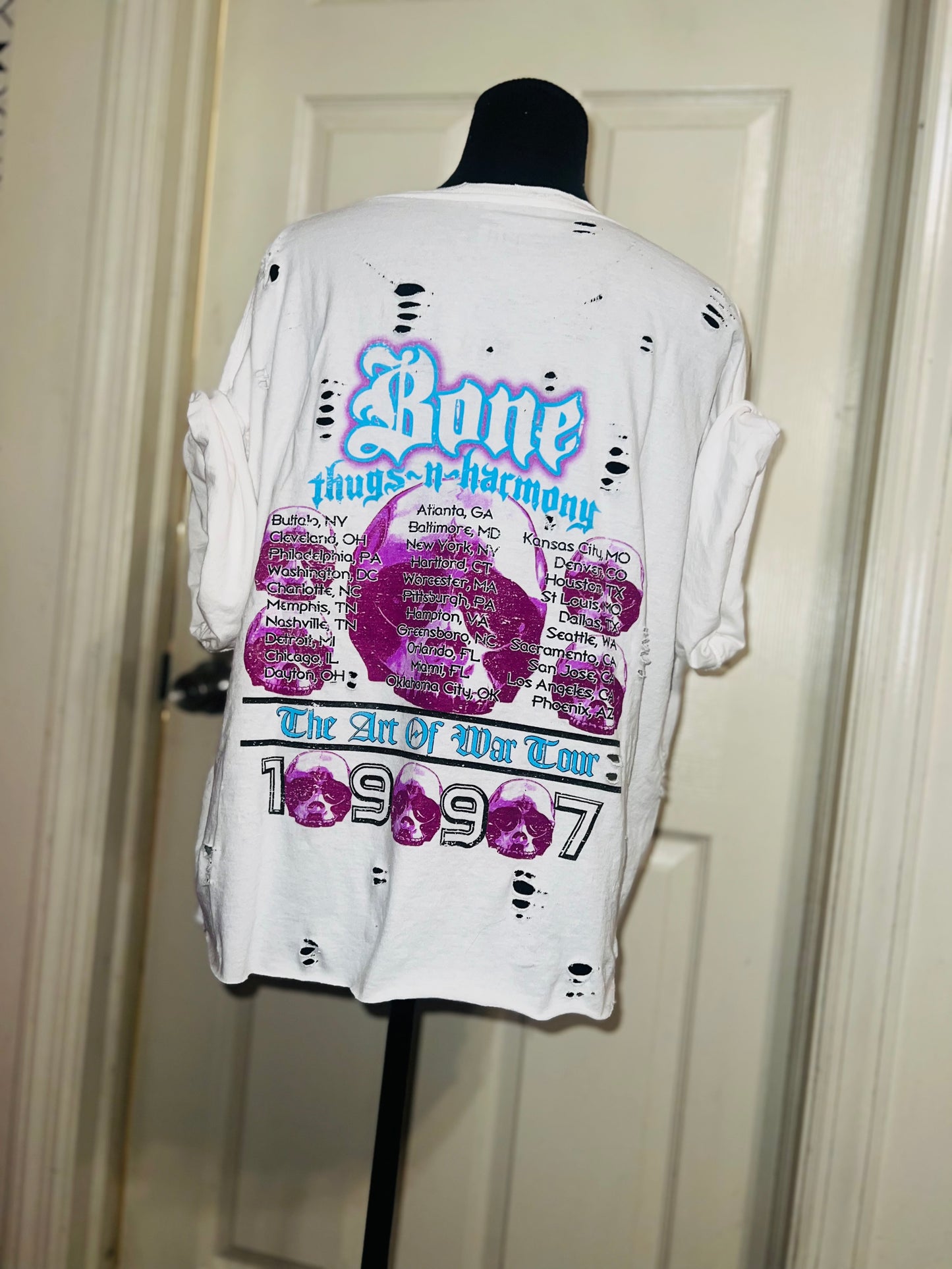 (Copy) Bone Thugs n Harmony Double Sided Oversized Distressed Tee