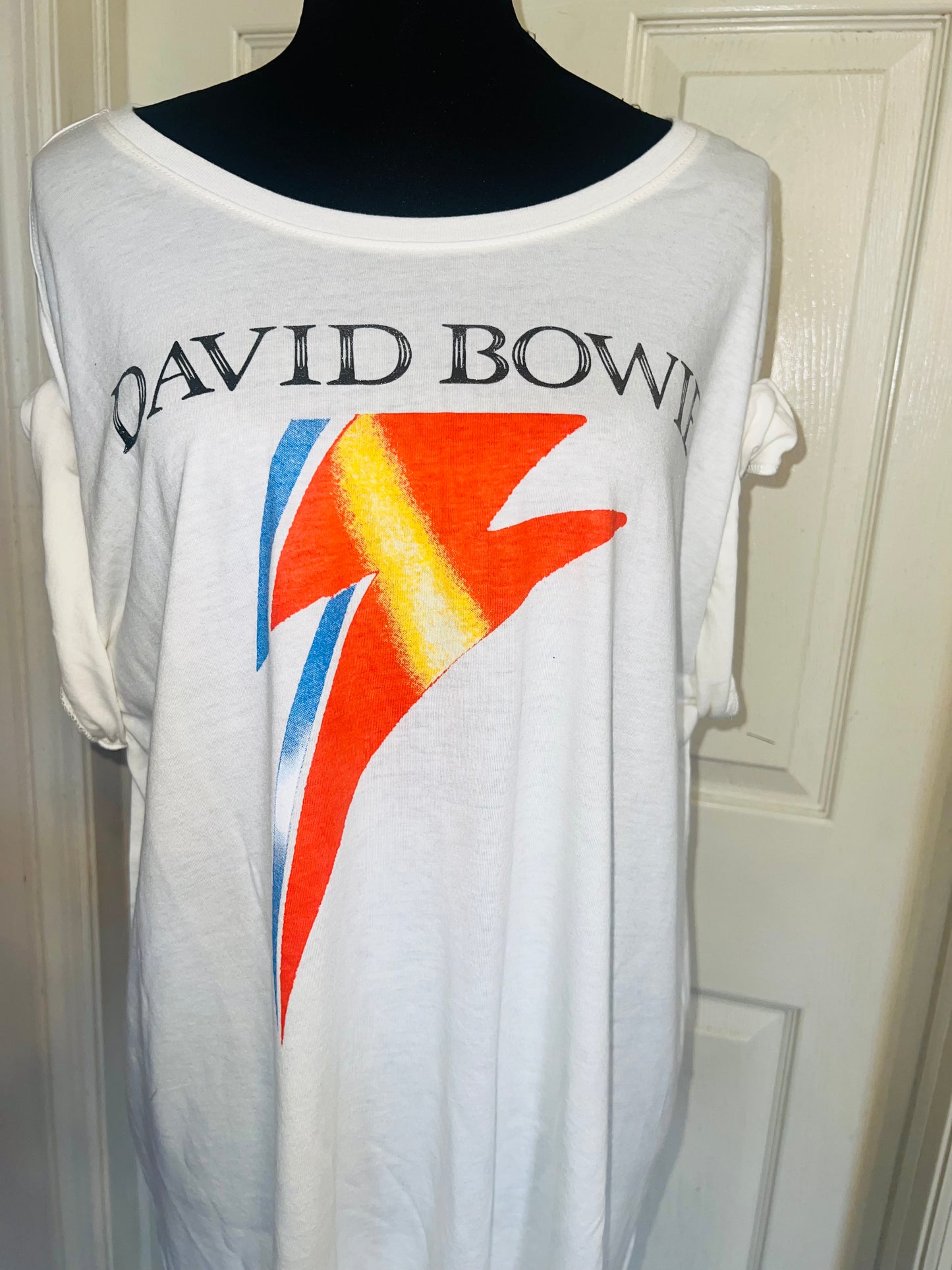 David Bowie Oversized Distressed Tee