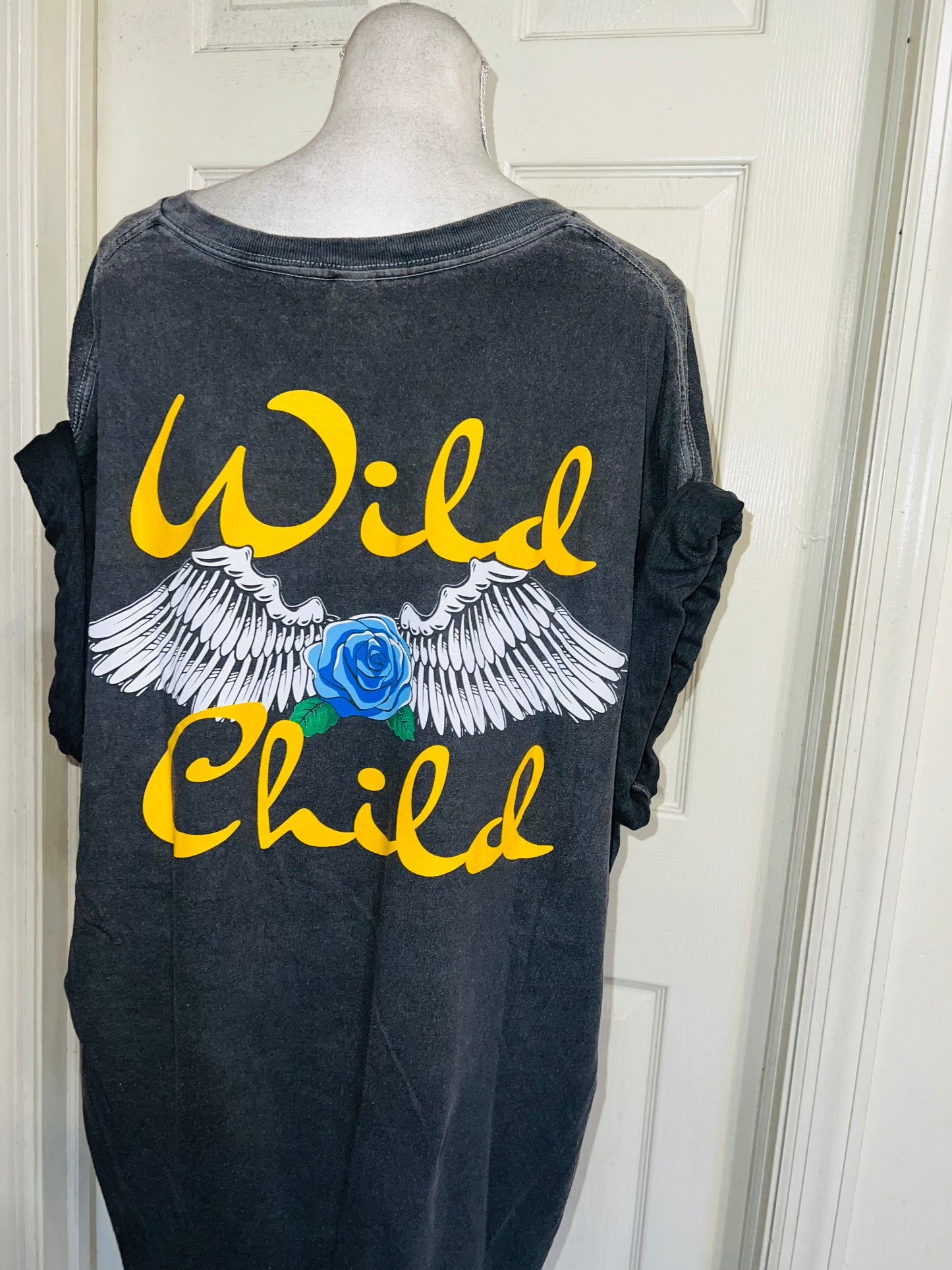 Betty Boop Wild Child Oversized Distressed Tee
