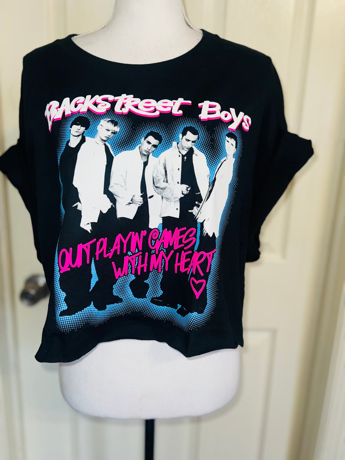 Backstreet Boys Oversized Distressed Tee