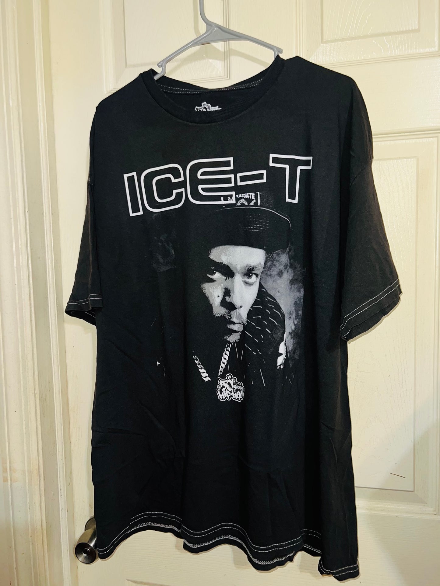 Ice-T Oversized Distressed Tee