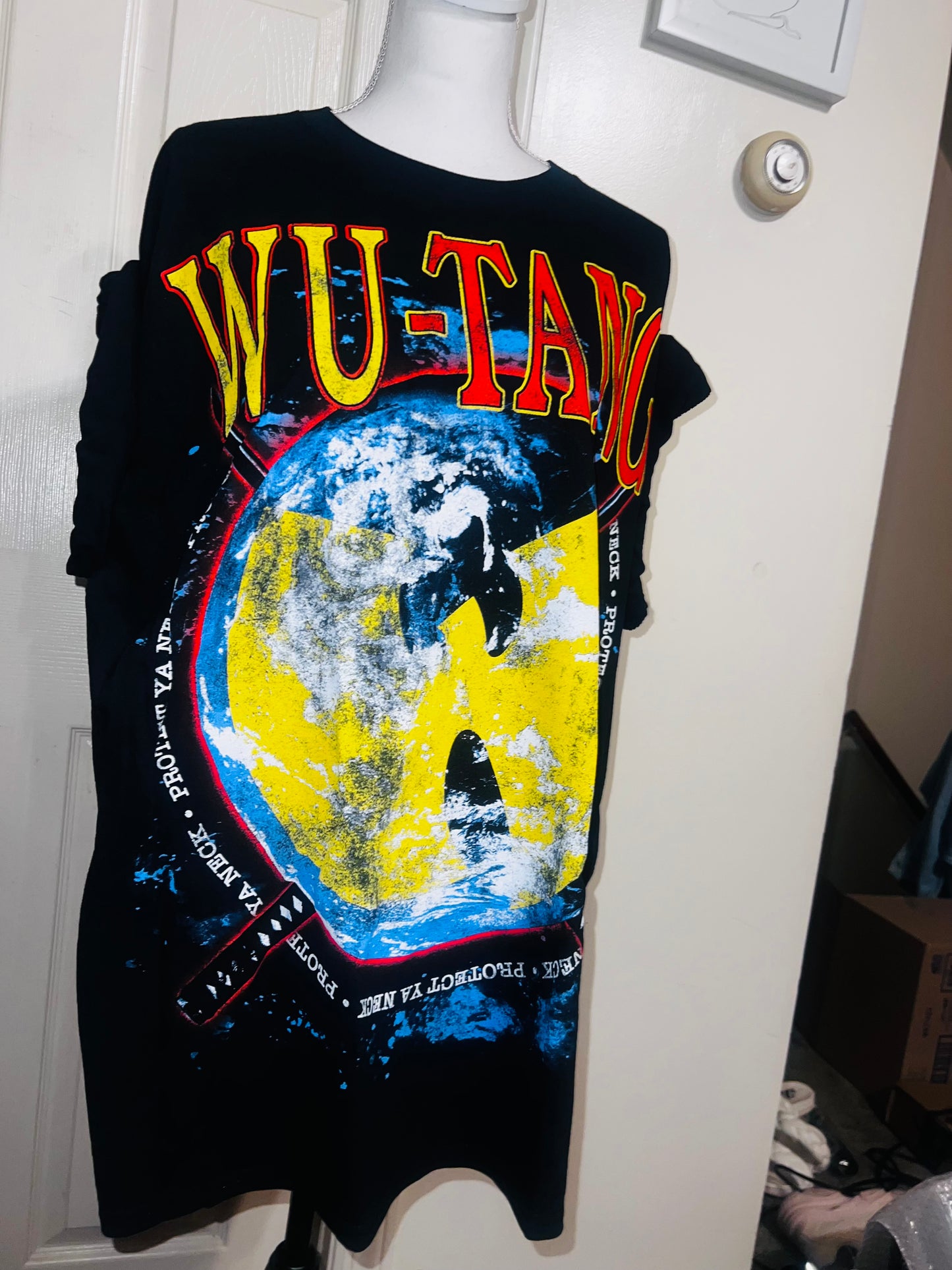 Wu-Tang Clan Oversized Distressed Tee
