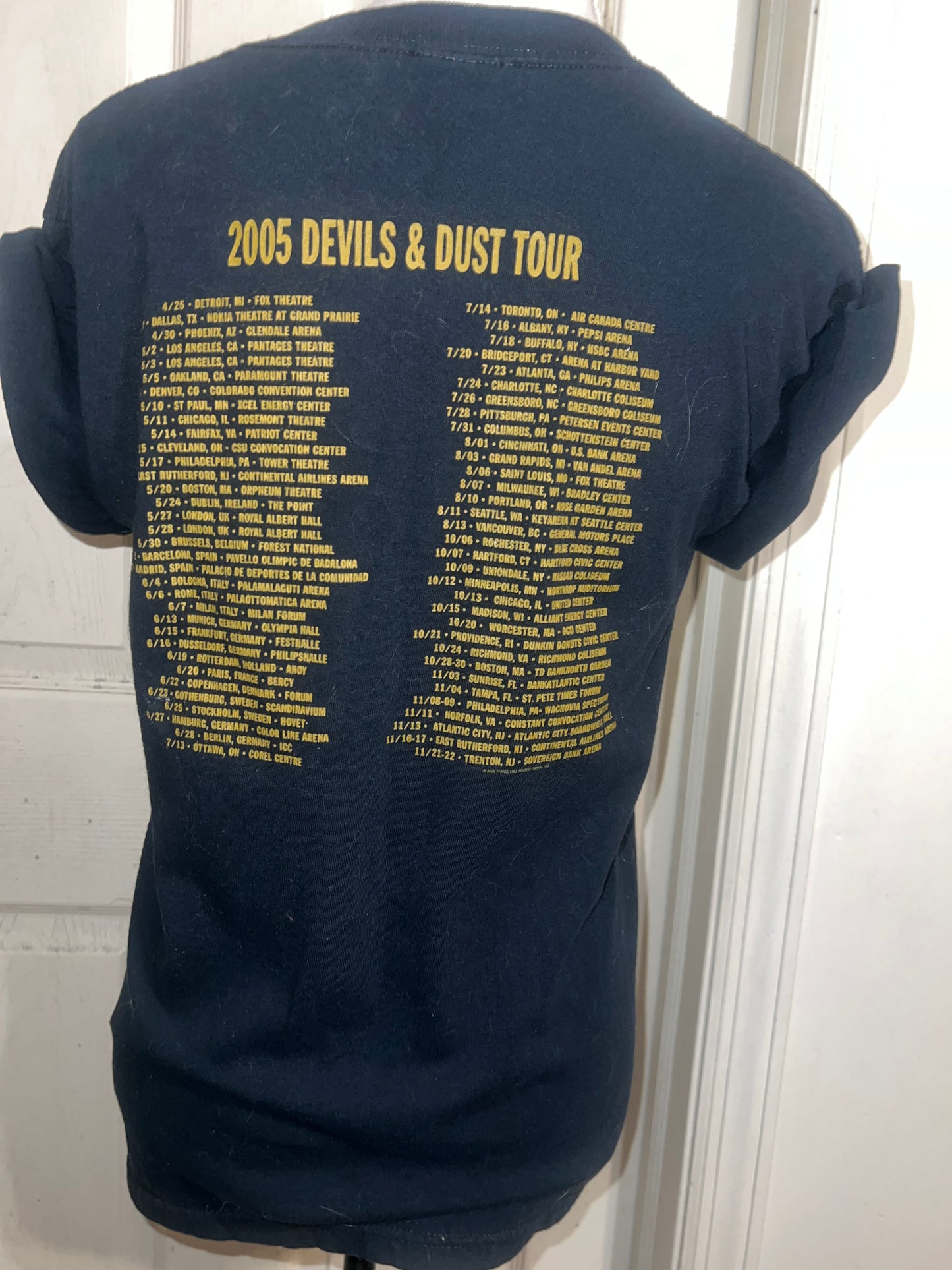 Bruce Springsteen Vintage Double Sided Oversized Tour Tee