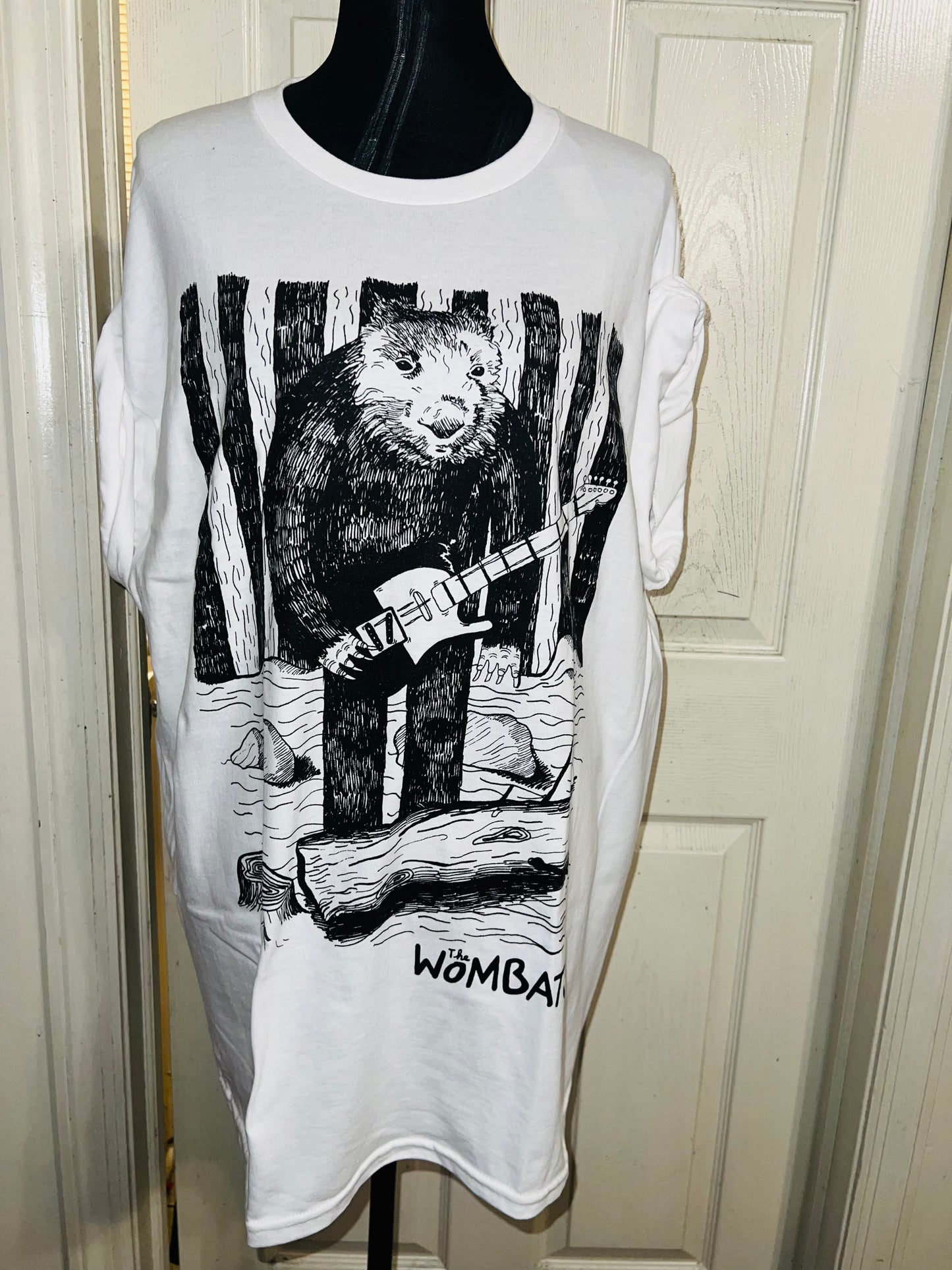 The Wombats Oversized Distressed Tee