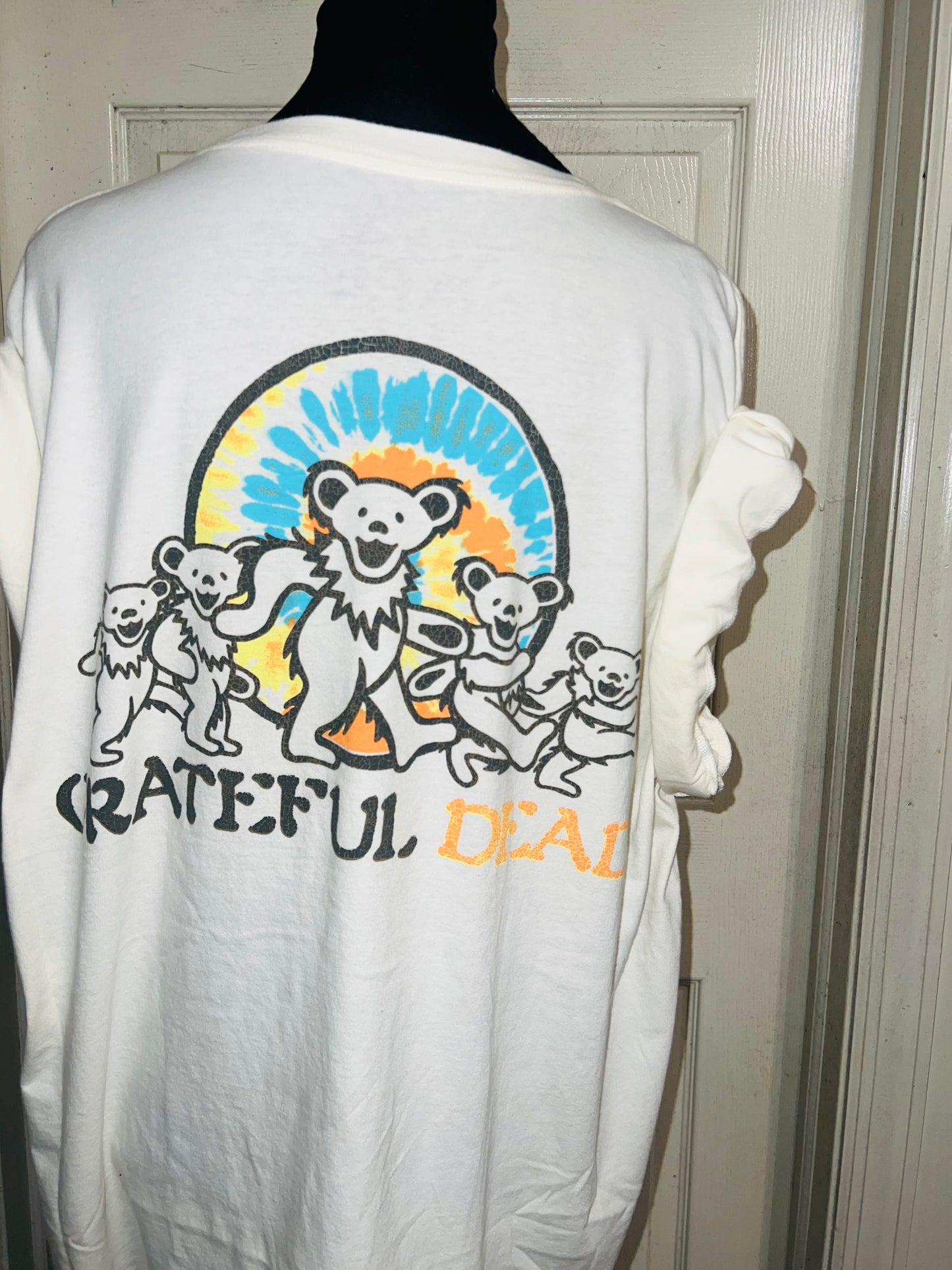 Grateful Dead Double Sided Oversized Distressed Tee