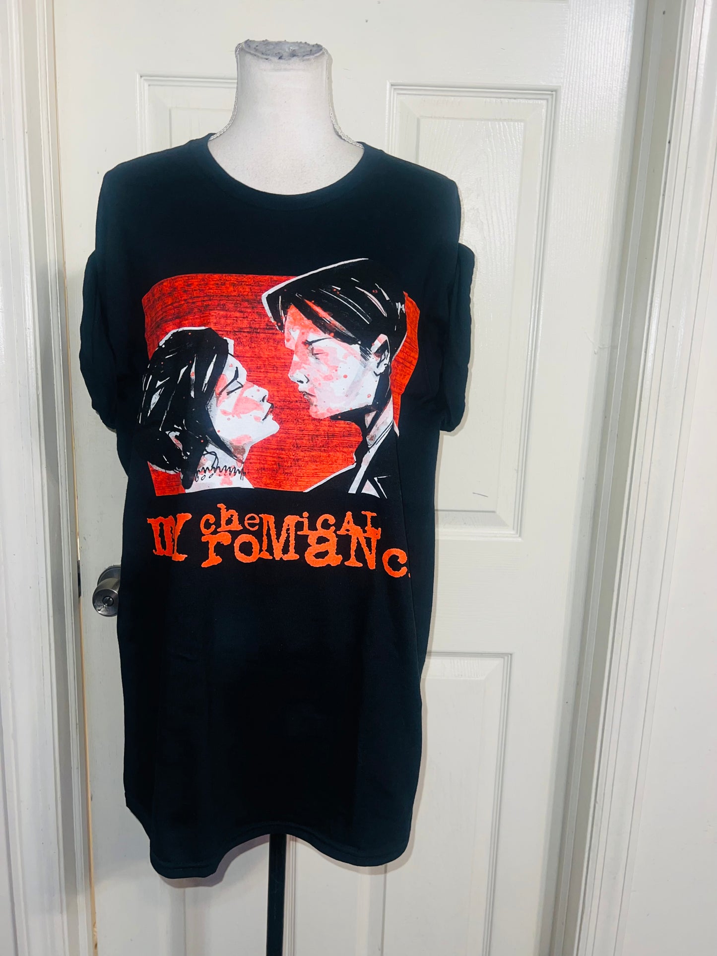 My Chemical Romance Oversized Distressed Tee