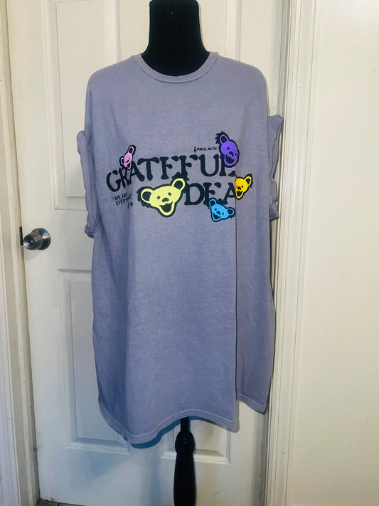 Grateful Dead Double Sided Oversized Tee