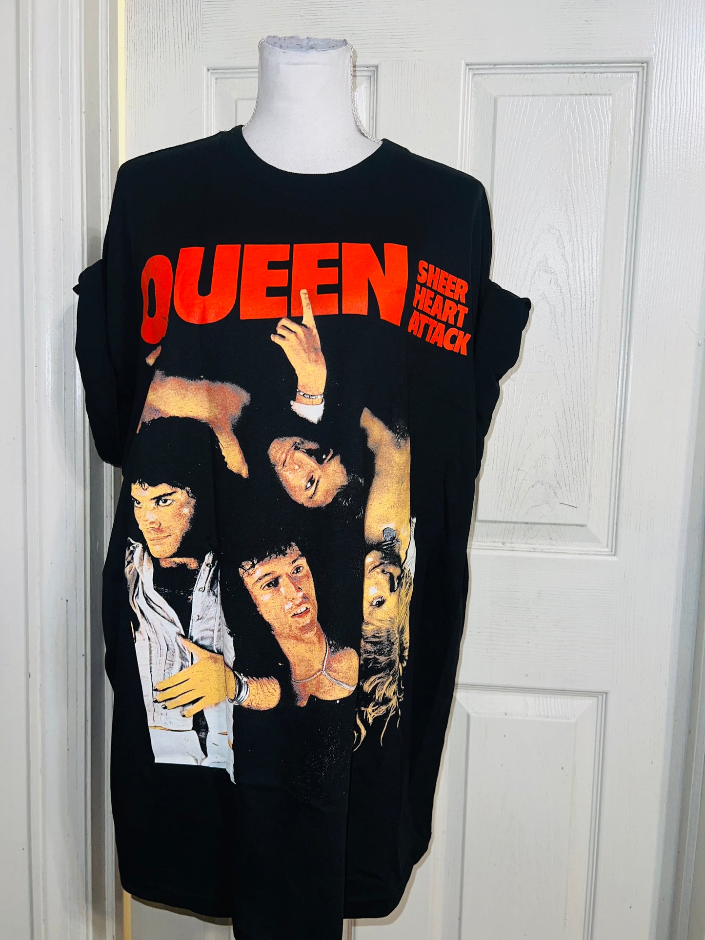 Queen Oversized Distressed Tee