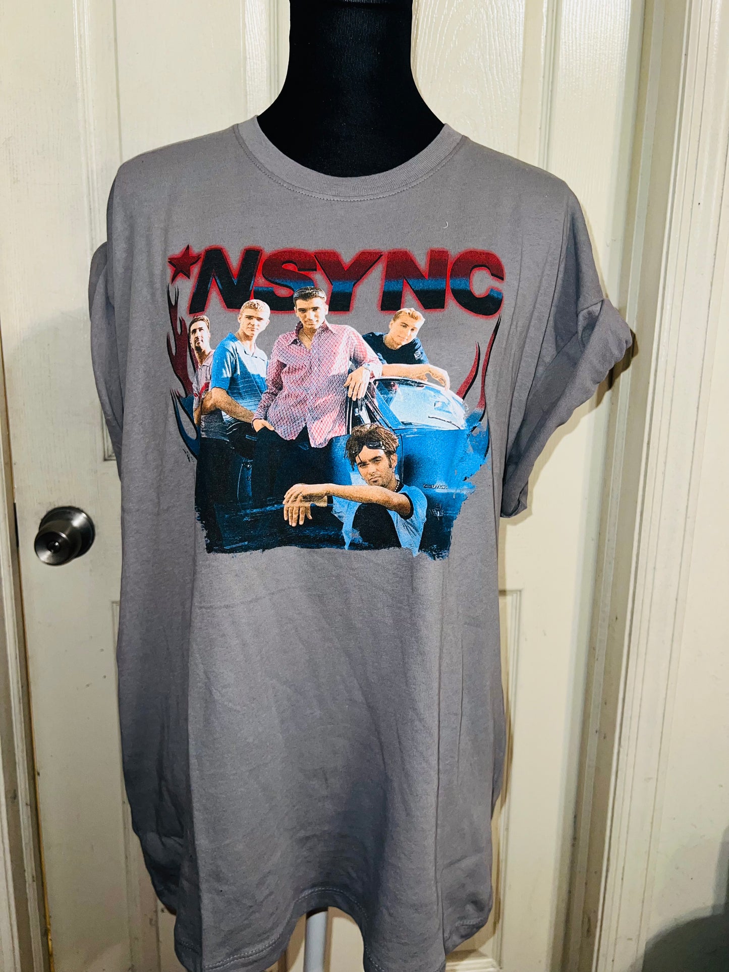 NSYNC Oversized Distressed Tee