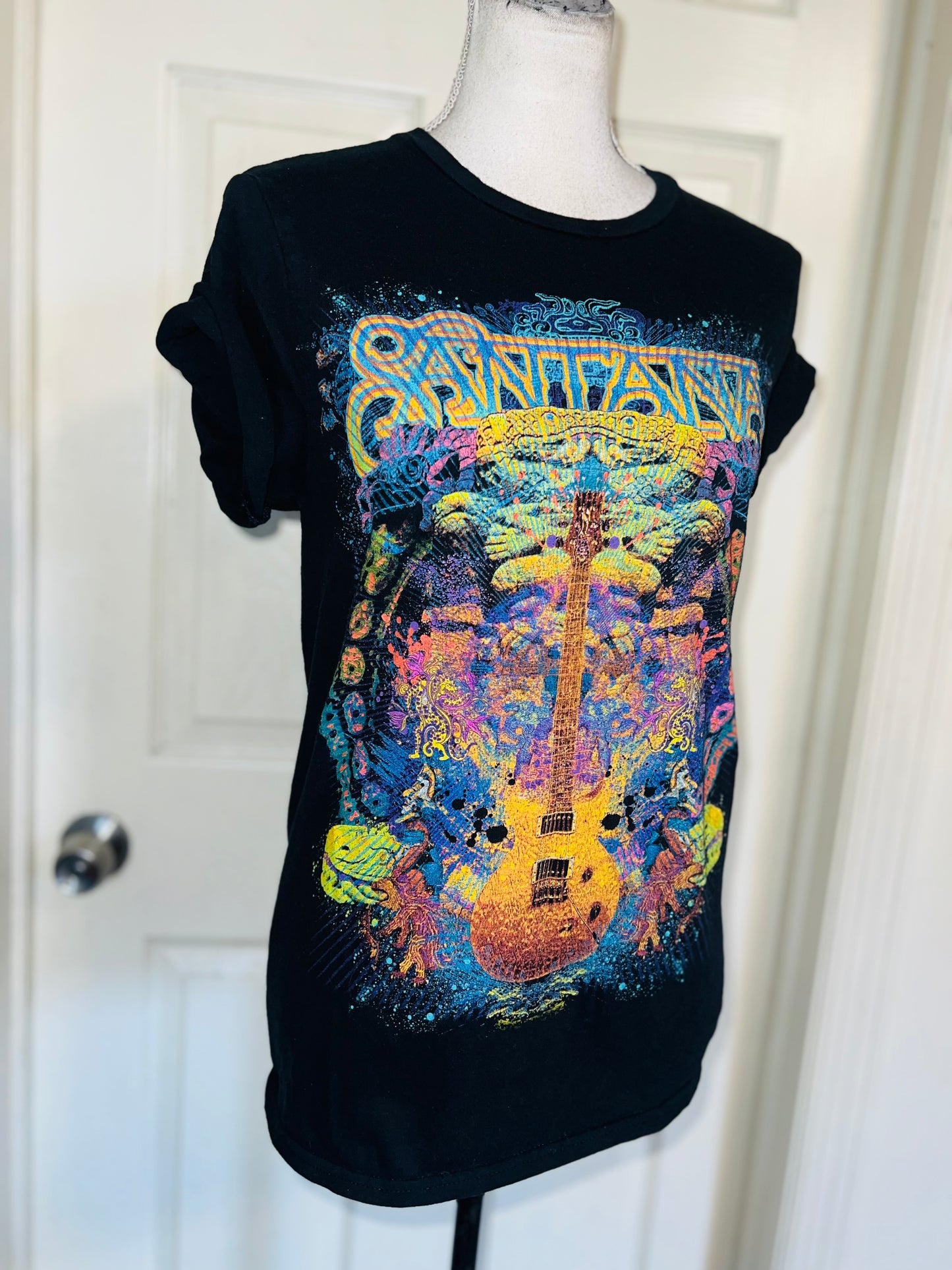 Santana Vintage Oversized Distressed Tee