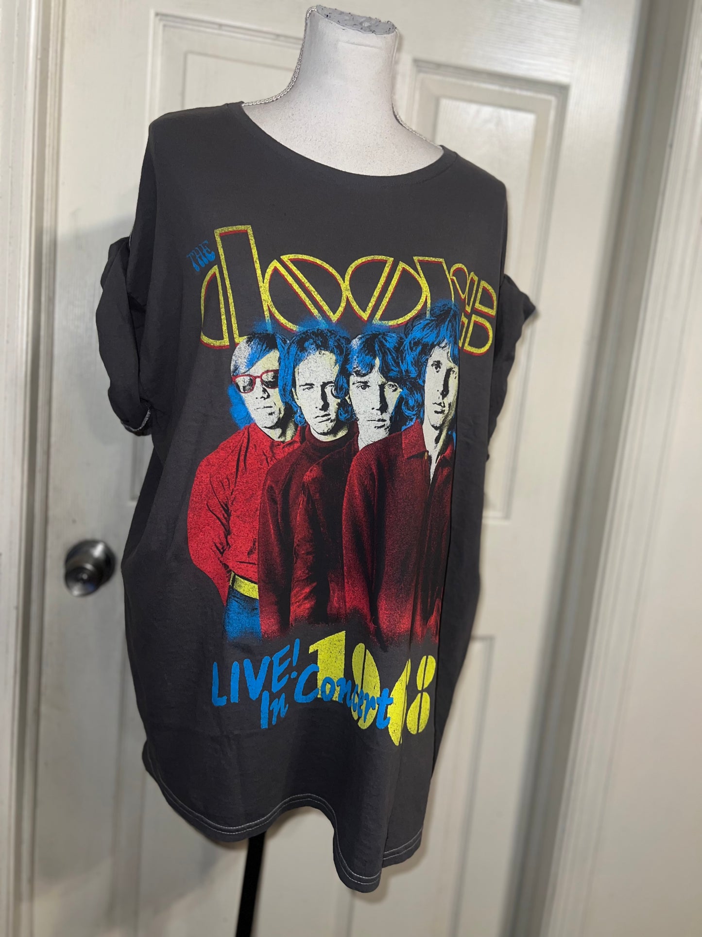 The Doors Double Sided Oversized Distressed Tee