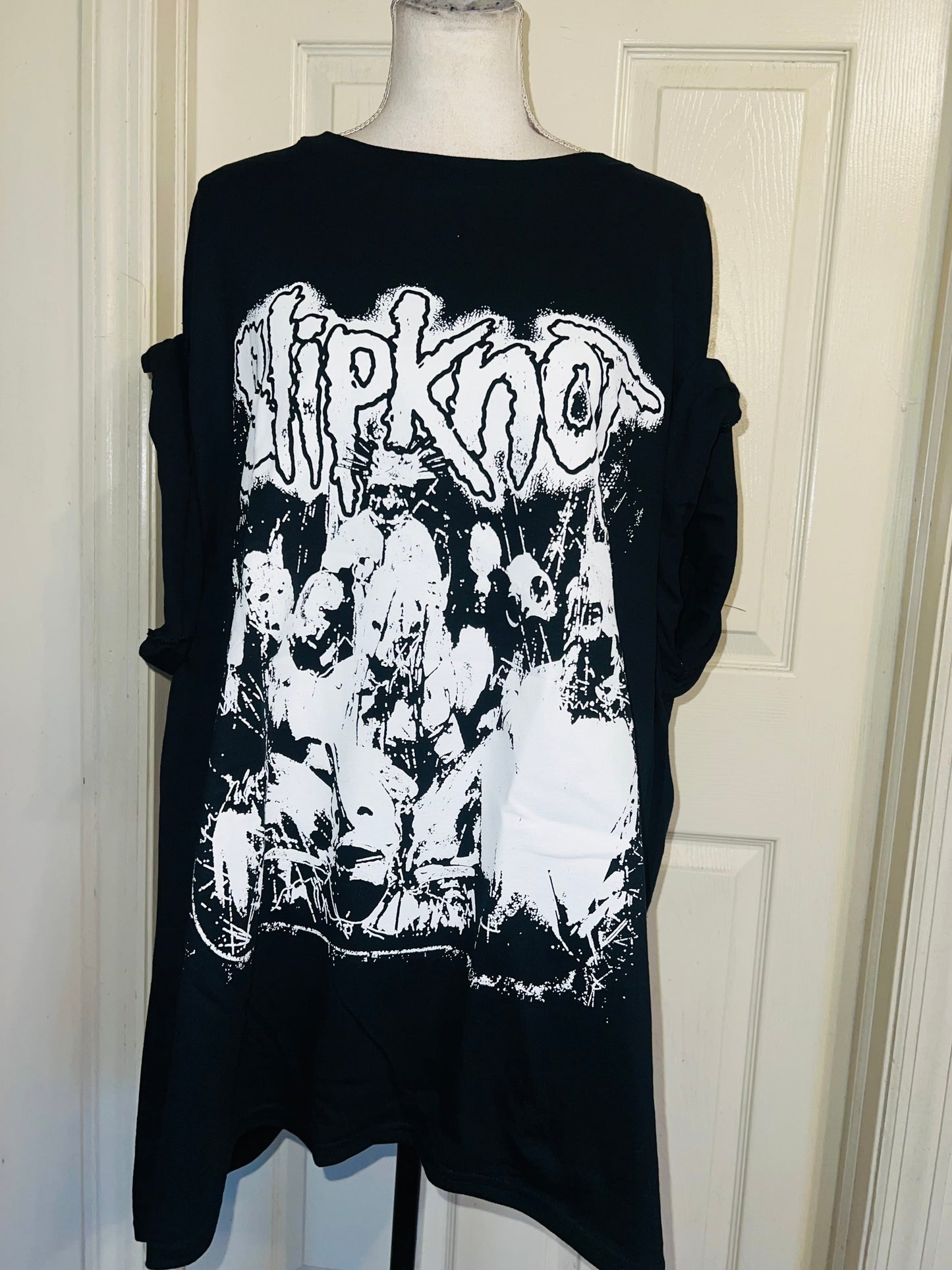 Slipknot Double Sided Oversized Distressed Tee
