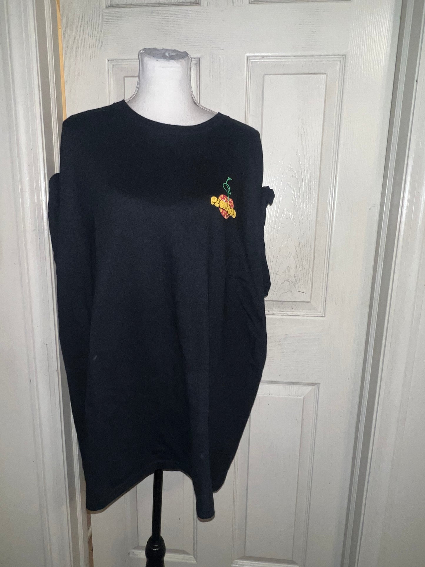 Playboy Cherry Double Sided Oversized Distressed Tee