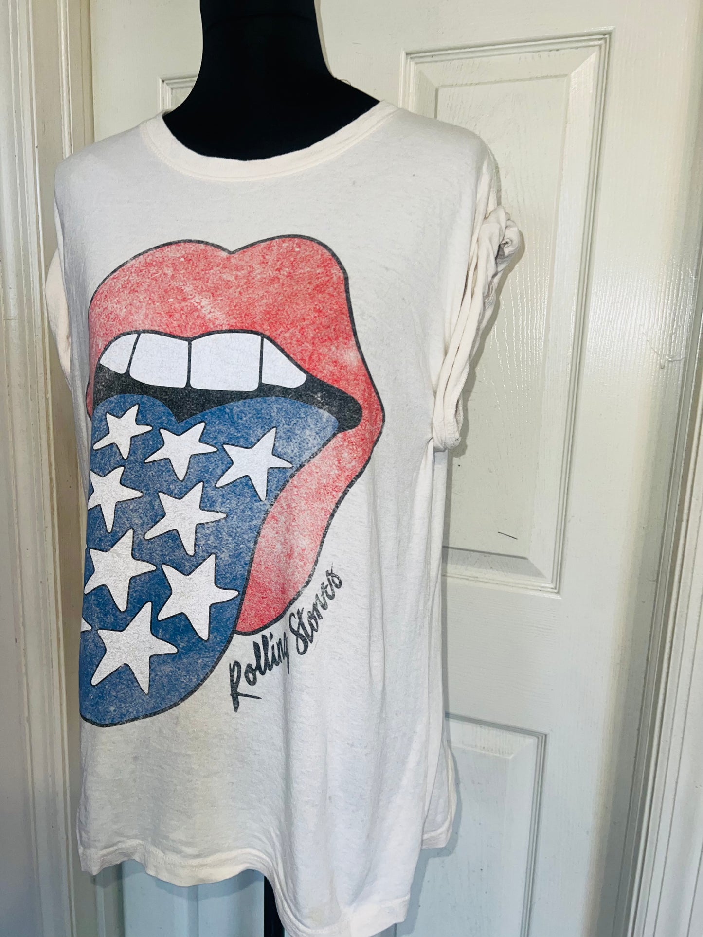 Rolling Stones Oversized Distressed Tee