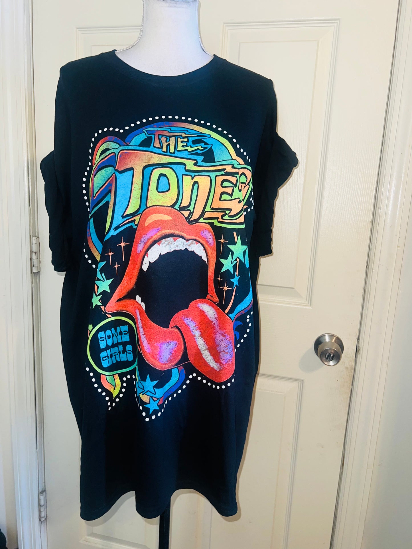 Rolling Stones Oversized Distressed Tee