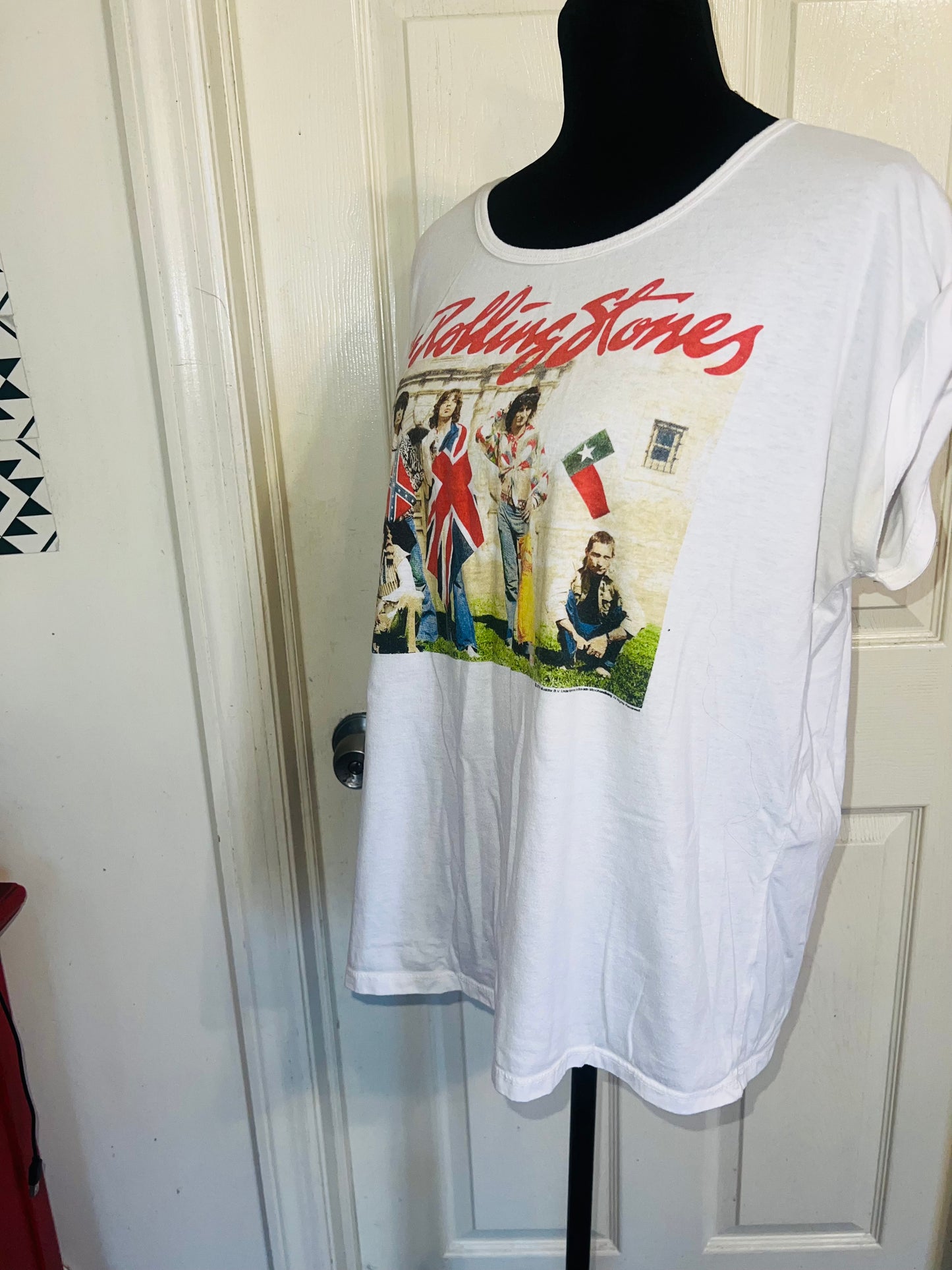 The Rolling Stones Oversized Distressed Tee