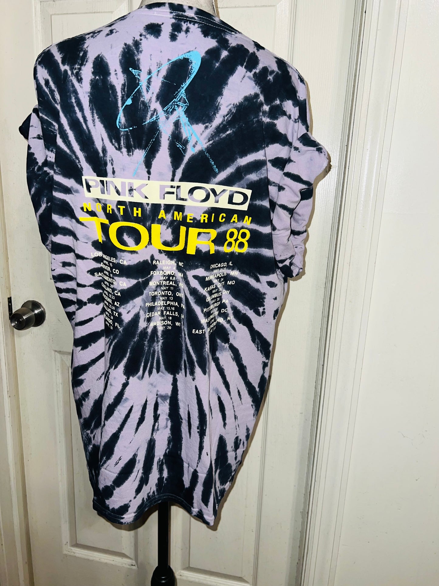 Pink Floyd Double Sided Oversized Distressed Tee