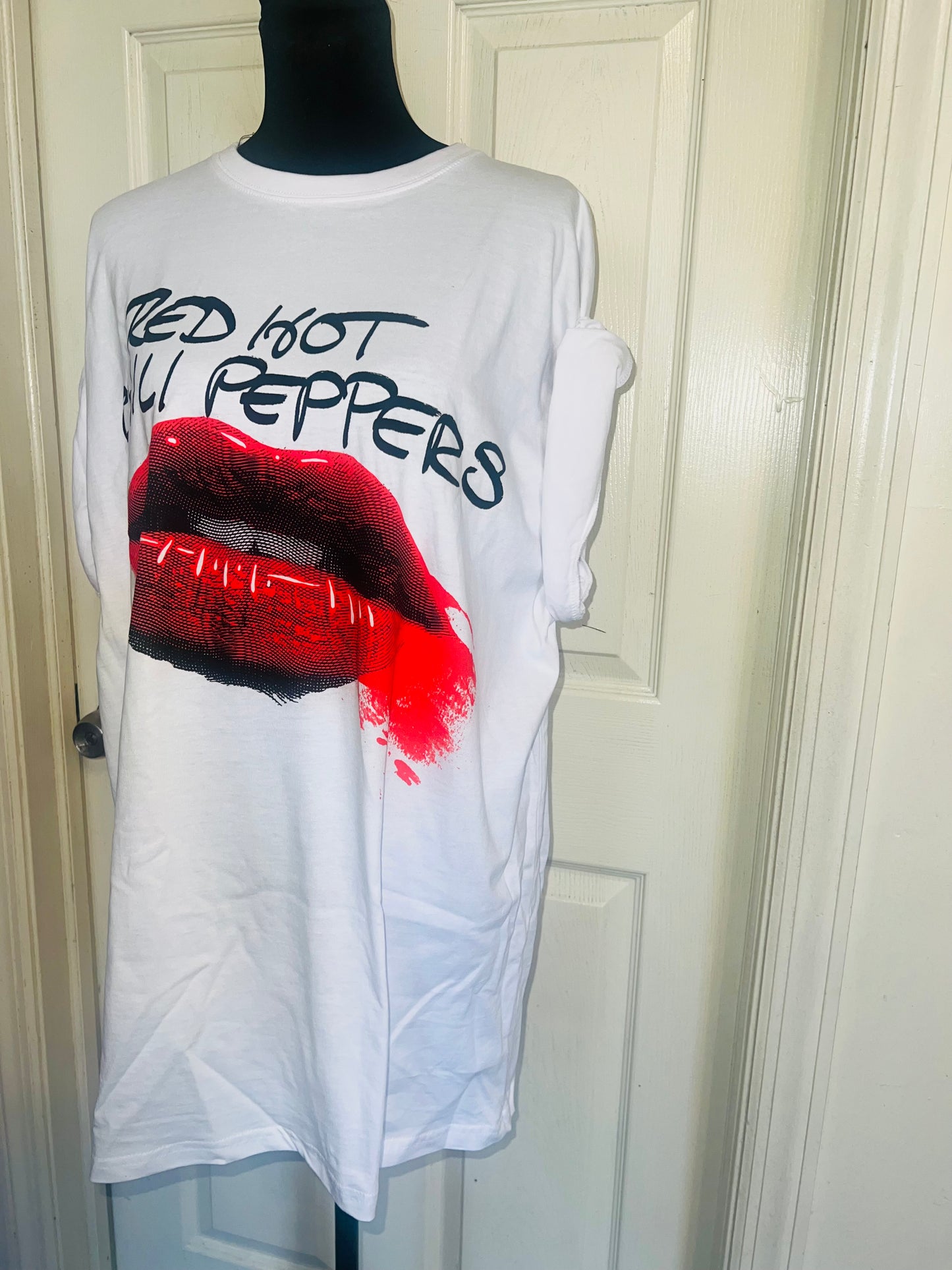 Red Hot Chili Peppers Oversized Distressed Tee