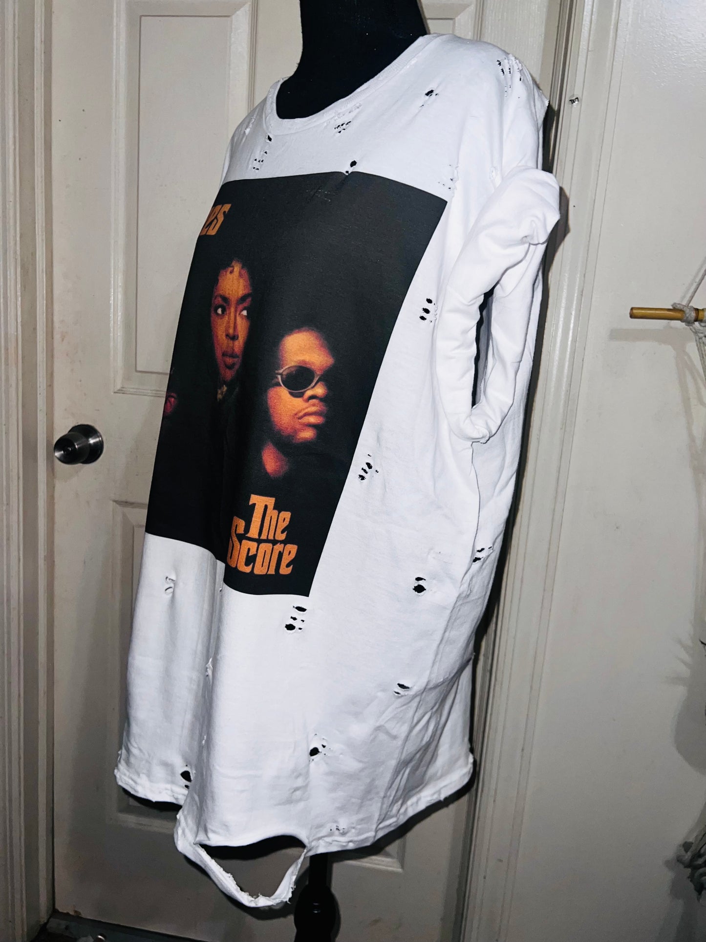 Fugees Oversized Distressed Tee