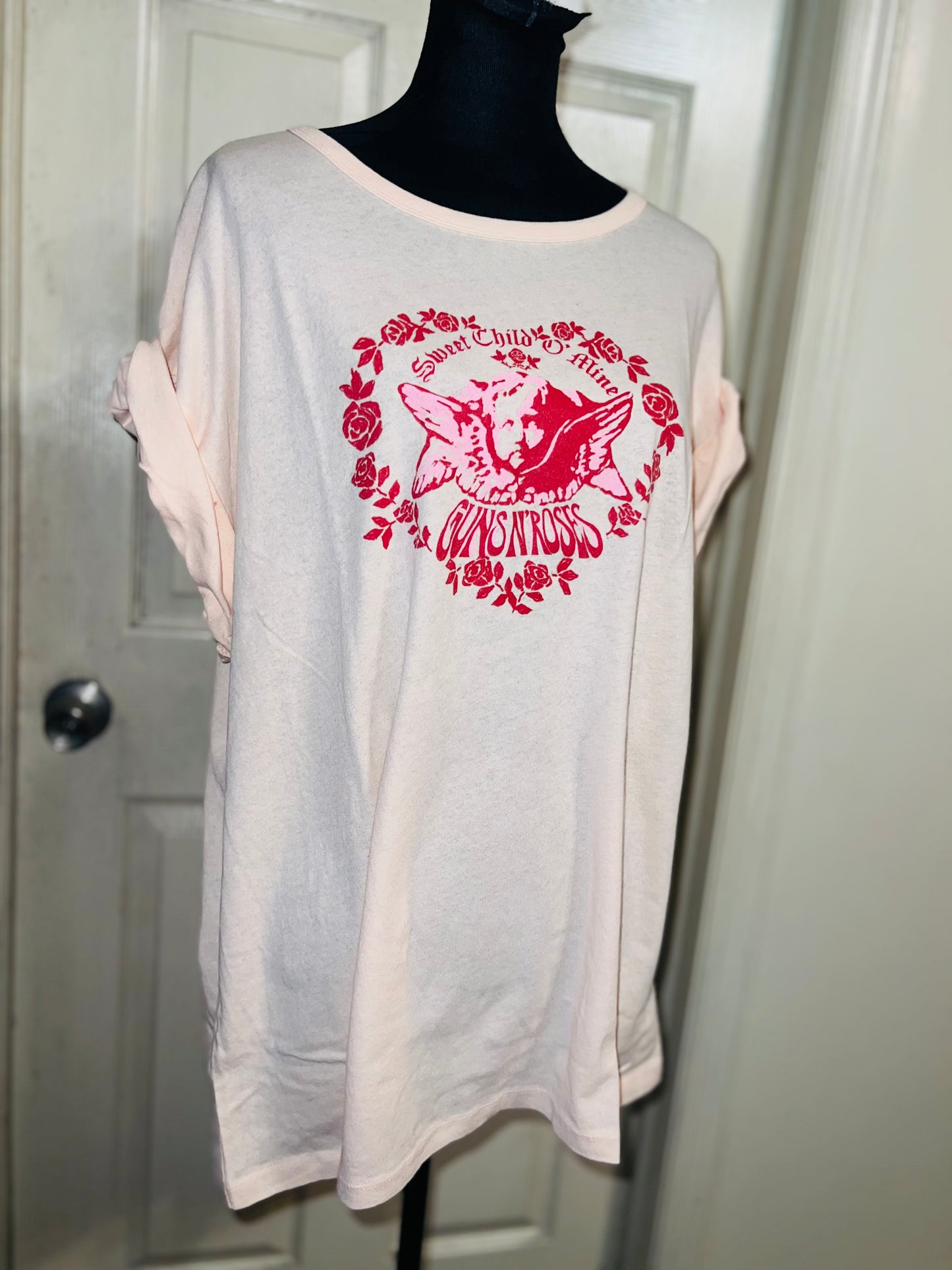 Guns n Roses Oversized Distressed Tee