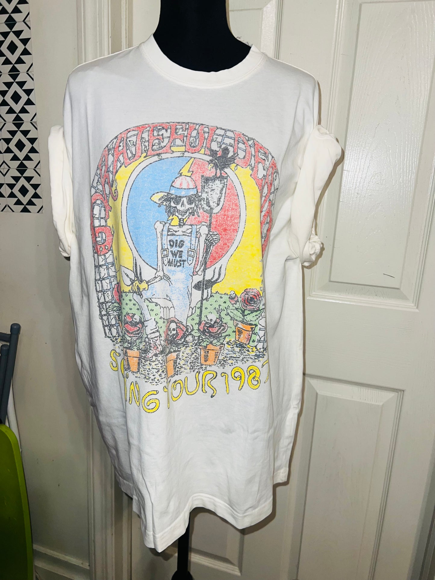Grateful Dead Oversized Distressed Tee