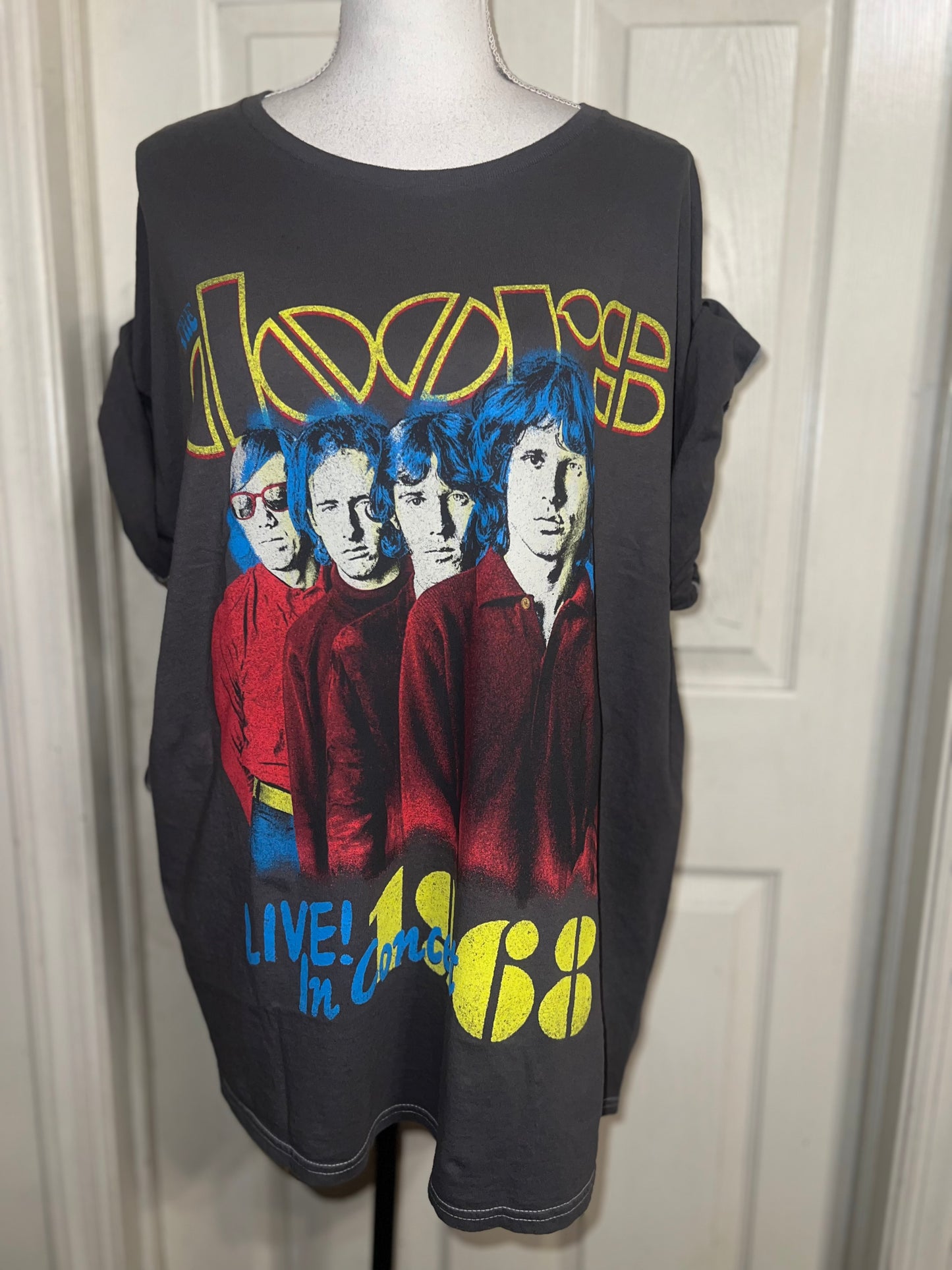 The Doors Double Sided Oversized Distressed Tee