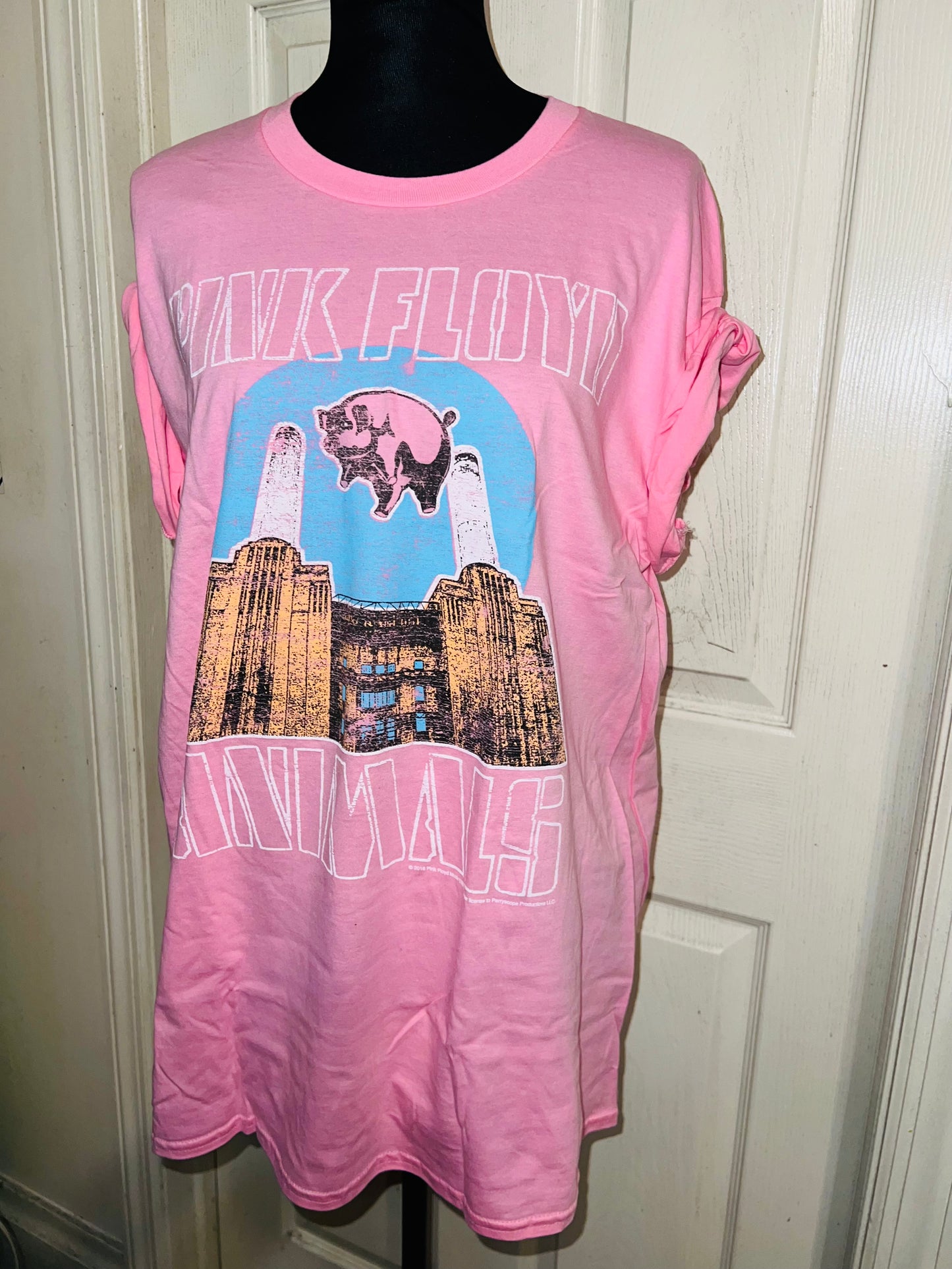Pink Floyd Oversized Distressed Tee
