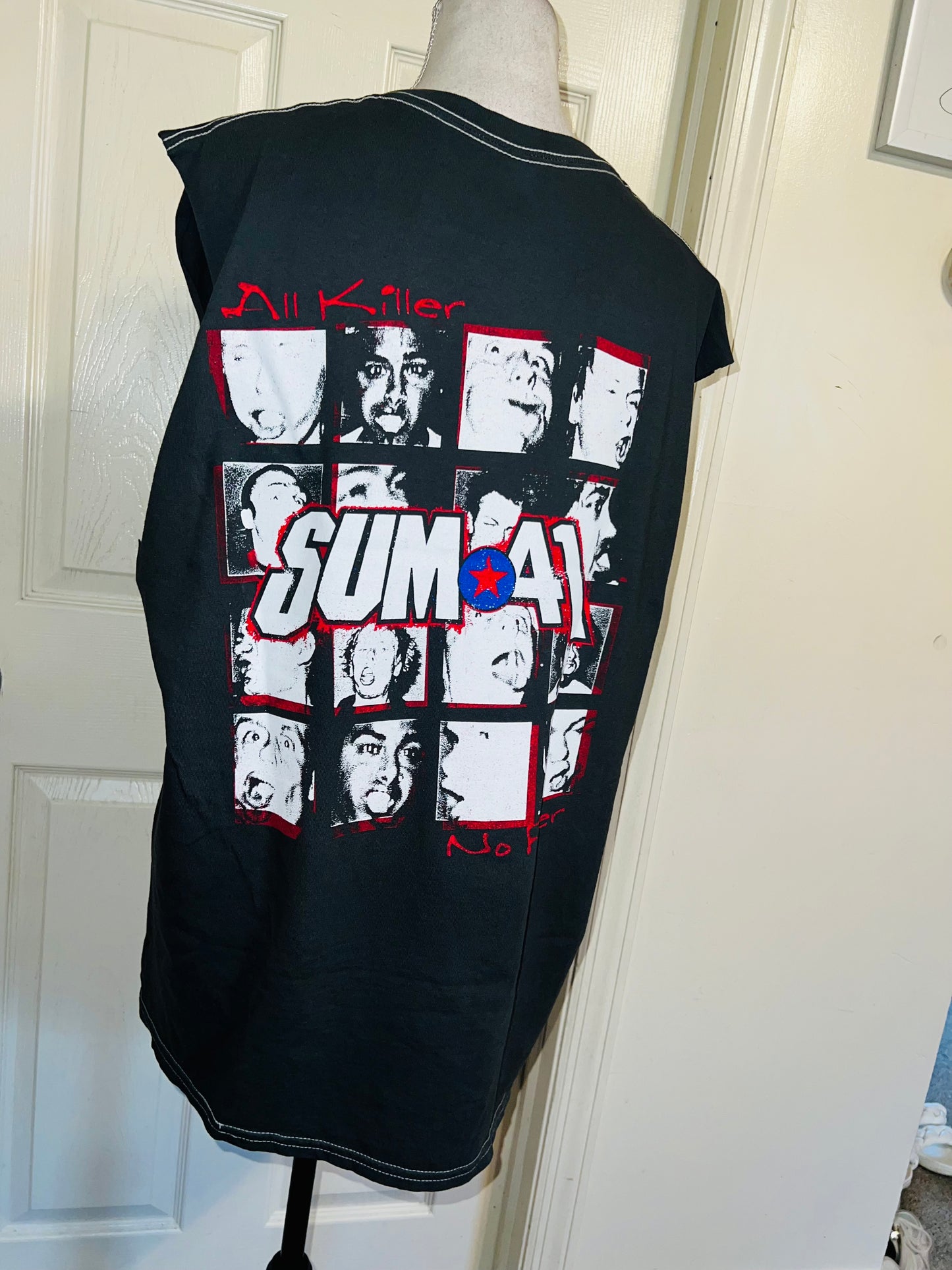 Sum 41 Double Sided Oversized Distressed Tank