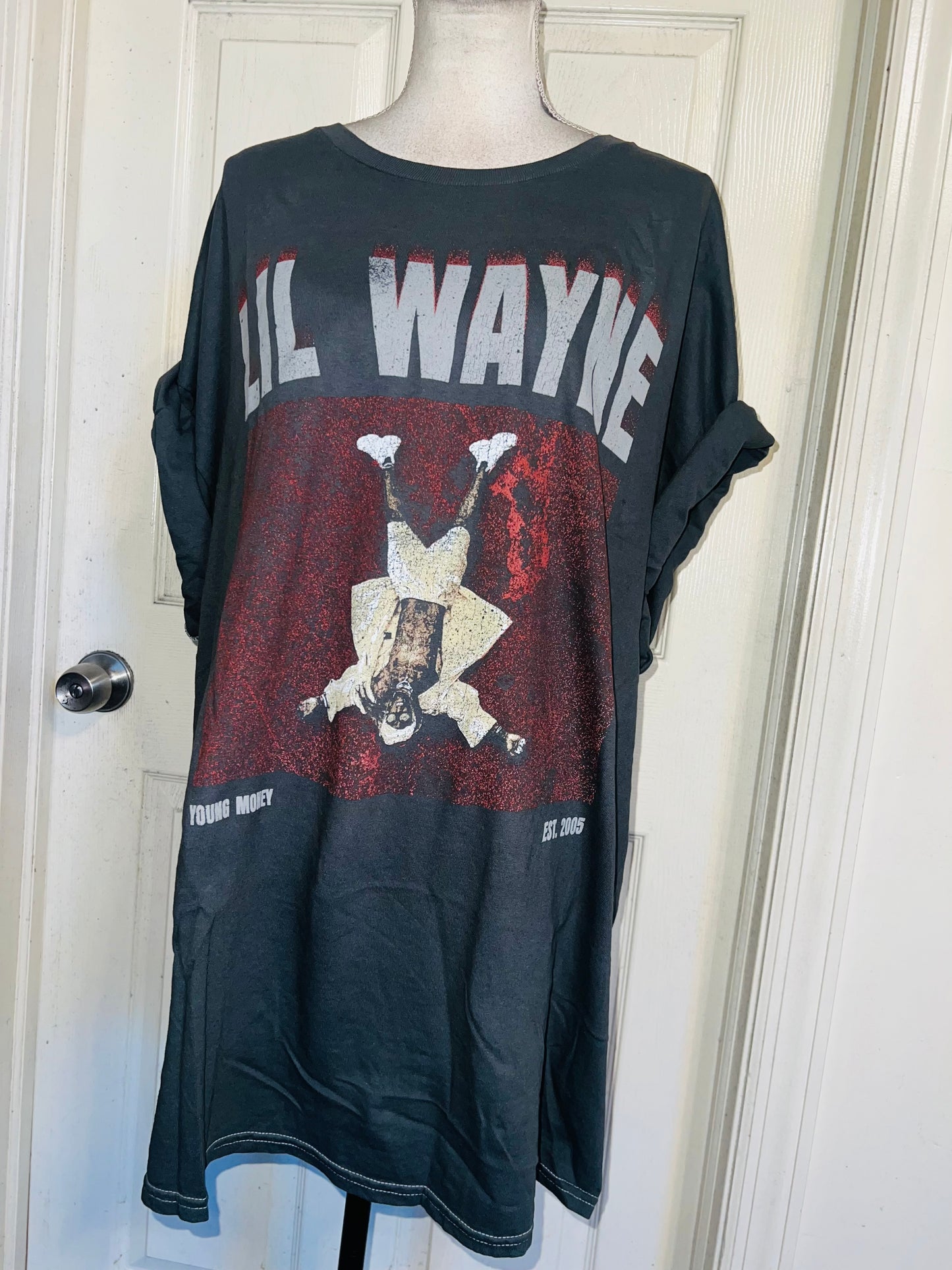 Lil Wayne Oversized Distressed Tee