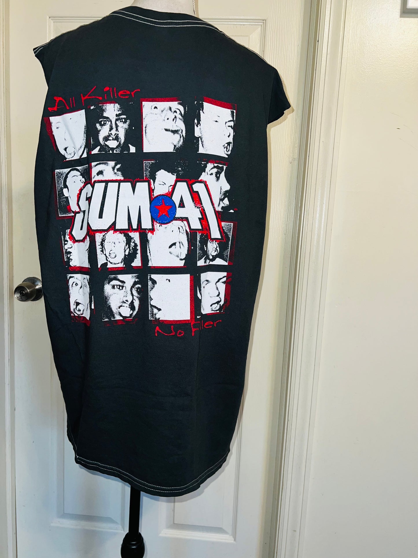 Sum 41 Double Sided Oversized Distressed Tank