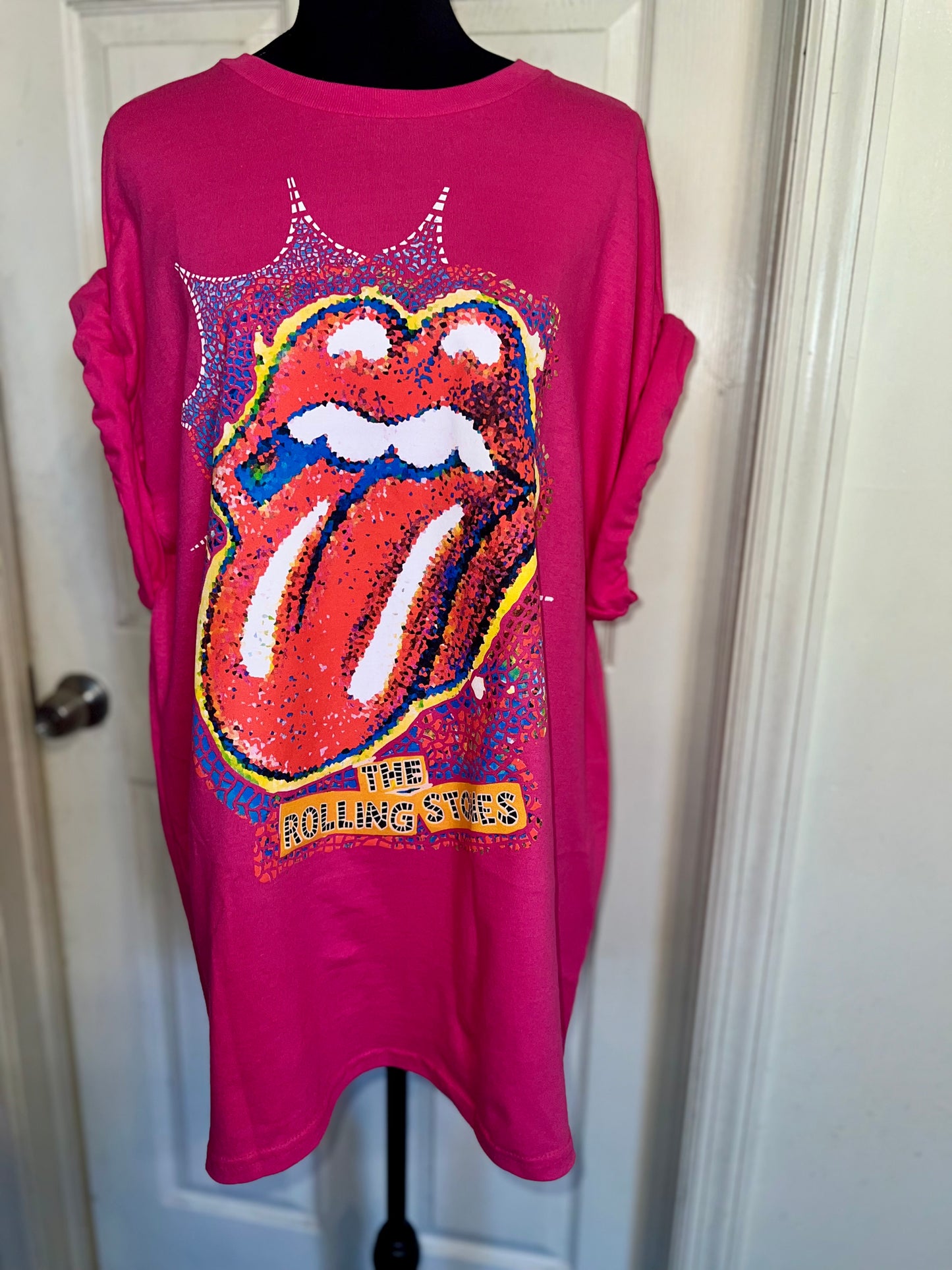 Rolling Stones Oversized Distressed Tee