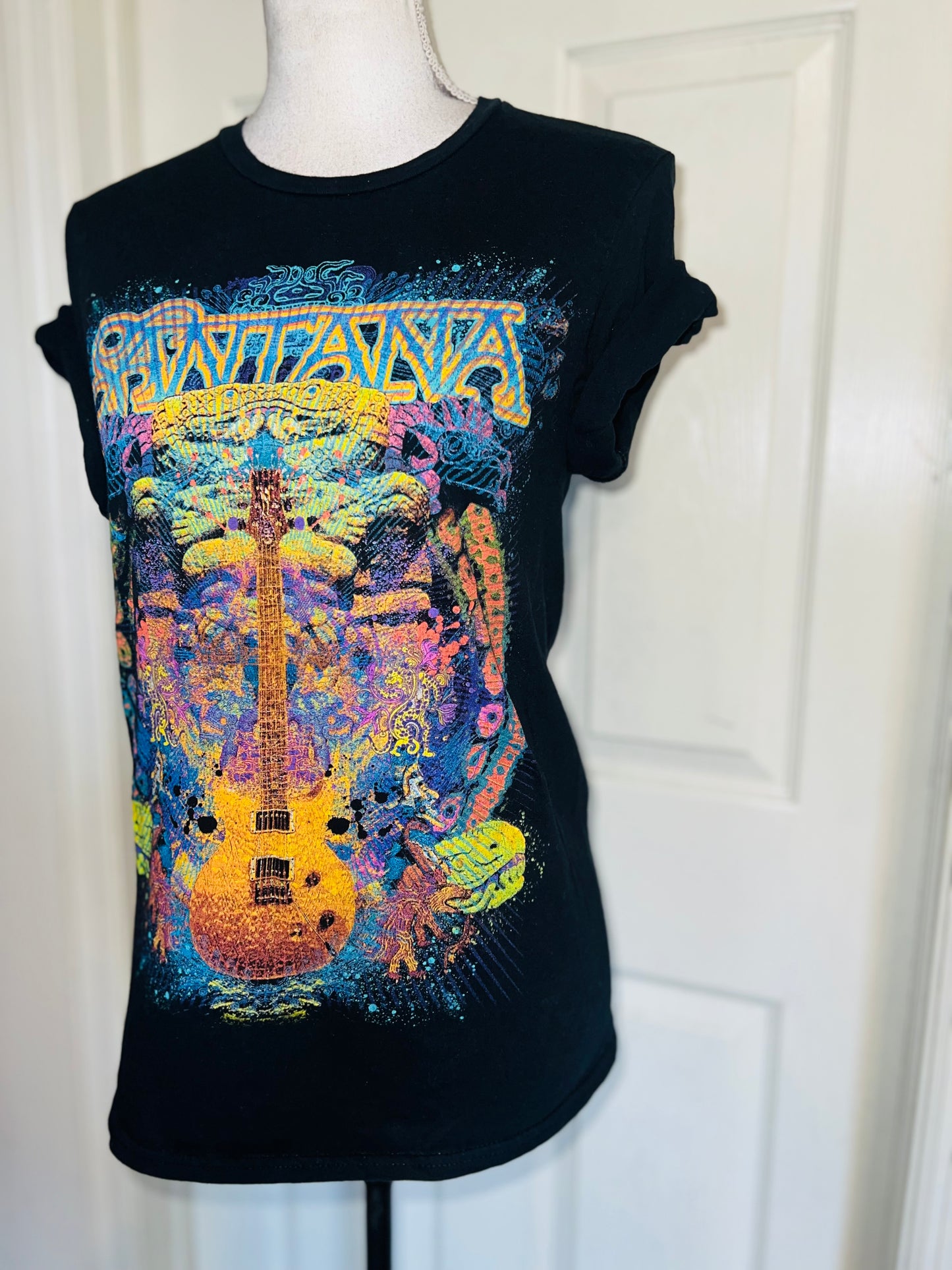 Santana Vintage Oversized Distressed Tee