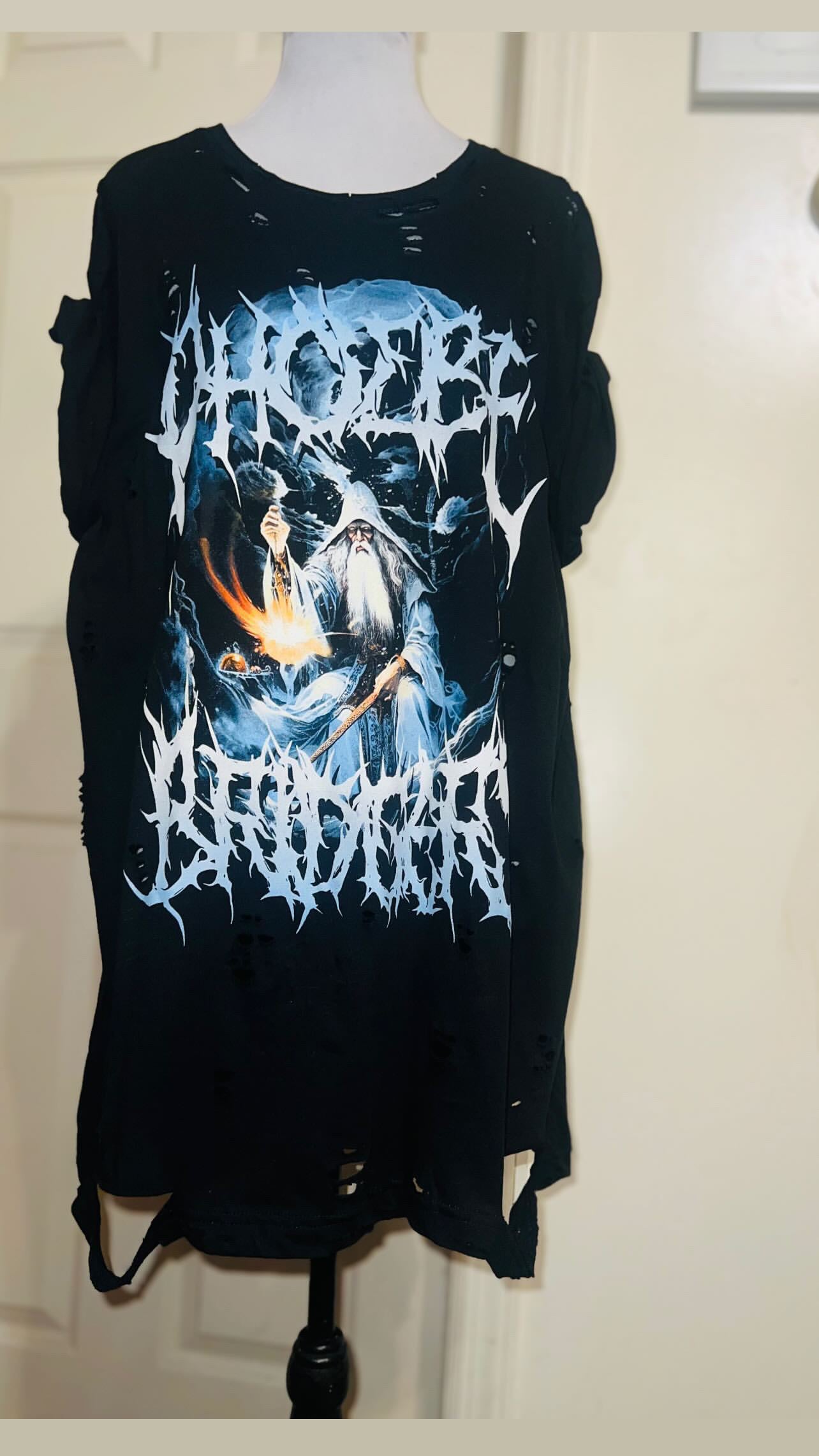 Phoebe Bridgers Oversized Distressed Tee