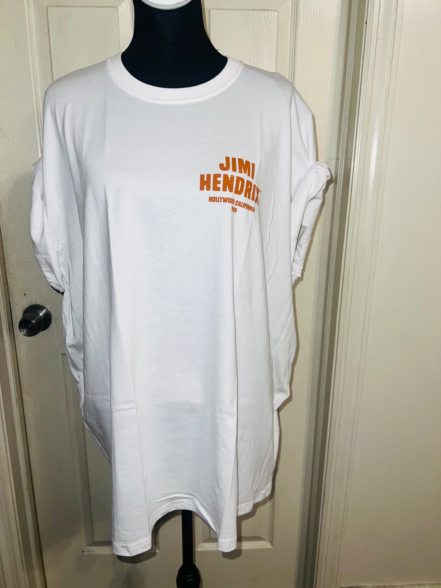 Jimi Hendrix Double Sided Oversized Distressed Tee