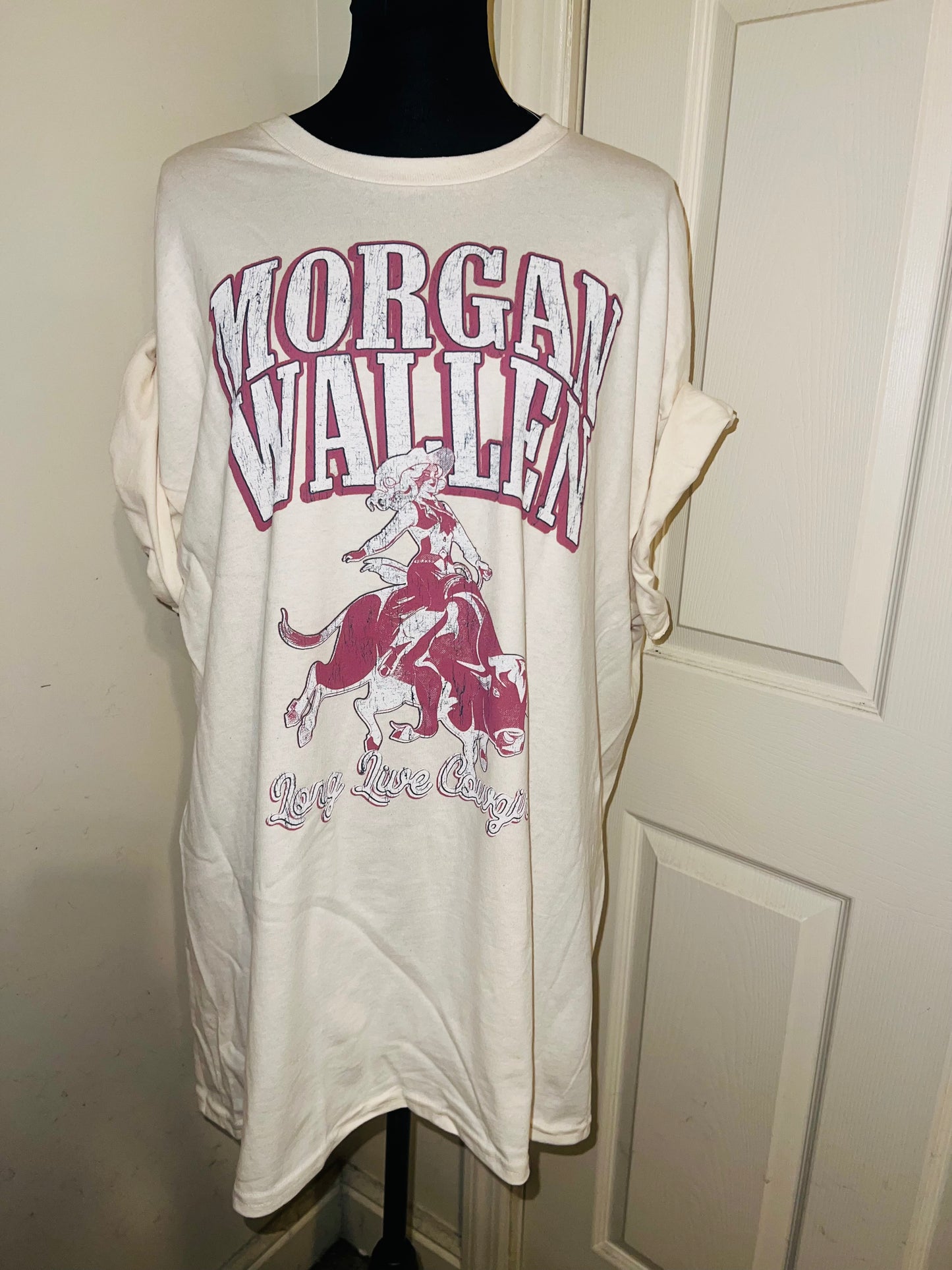 Morgan Wallen Oversized Distressed Tee