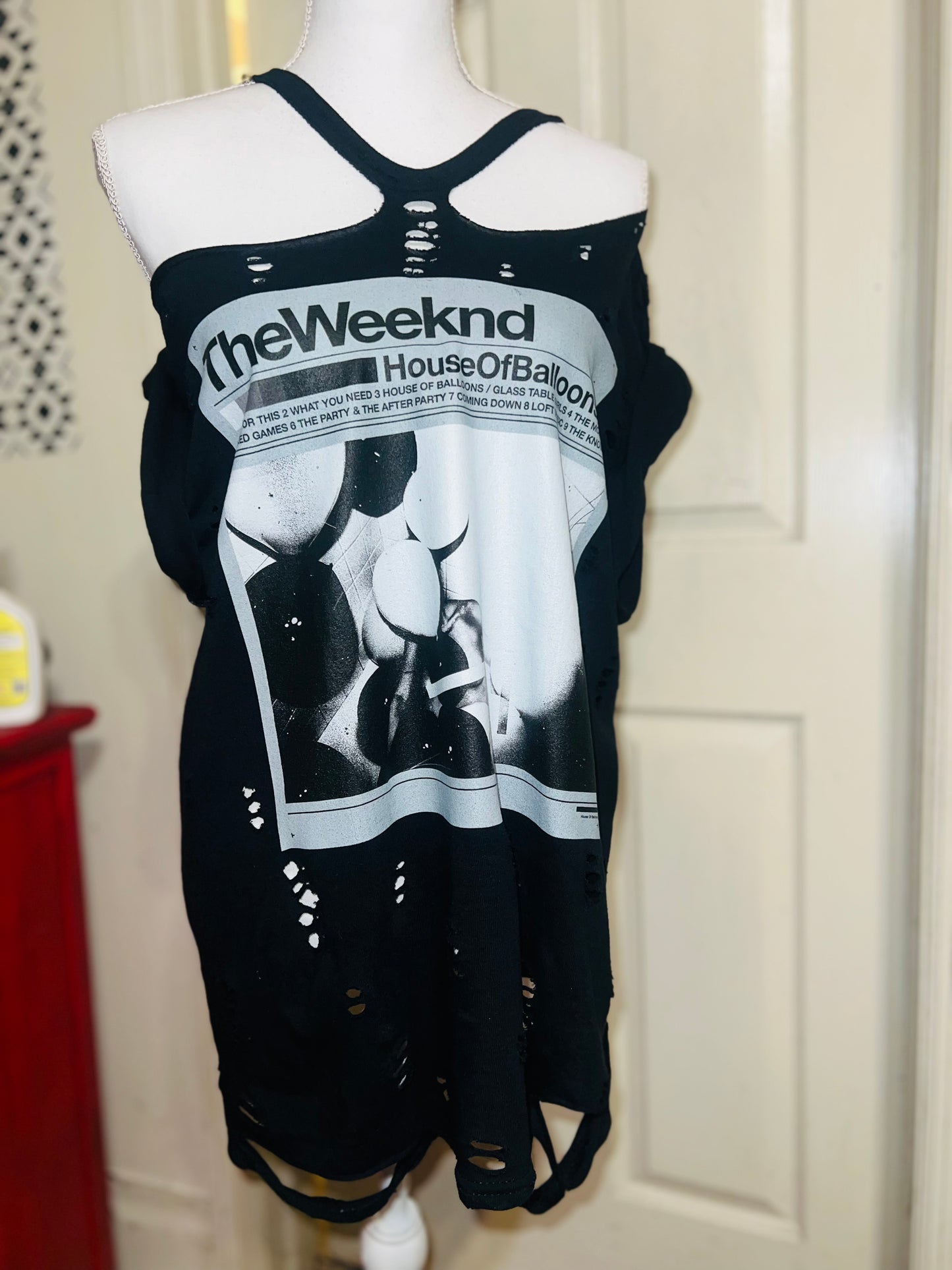 The Weeknd HOB Oversized Distressed Tee
