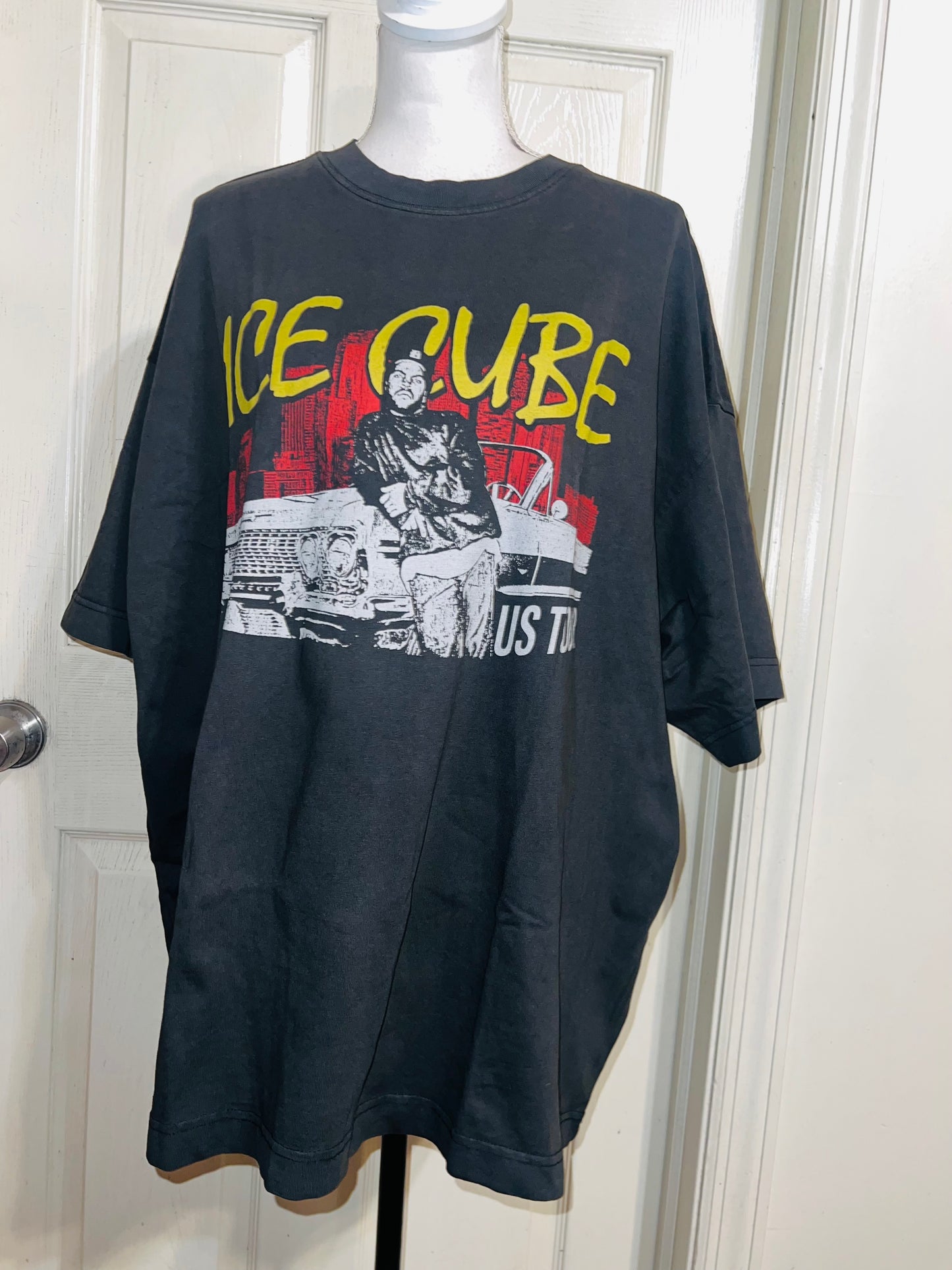 Ice Cube Double Sided Oversized Distressed Tee
