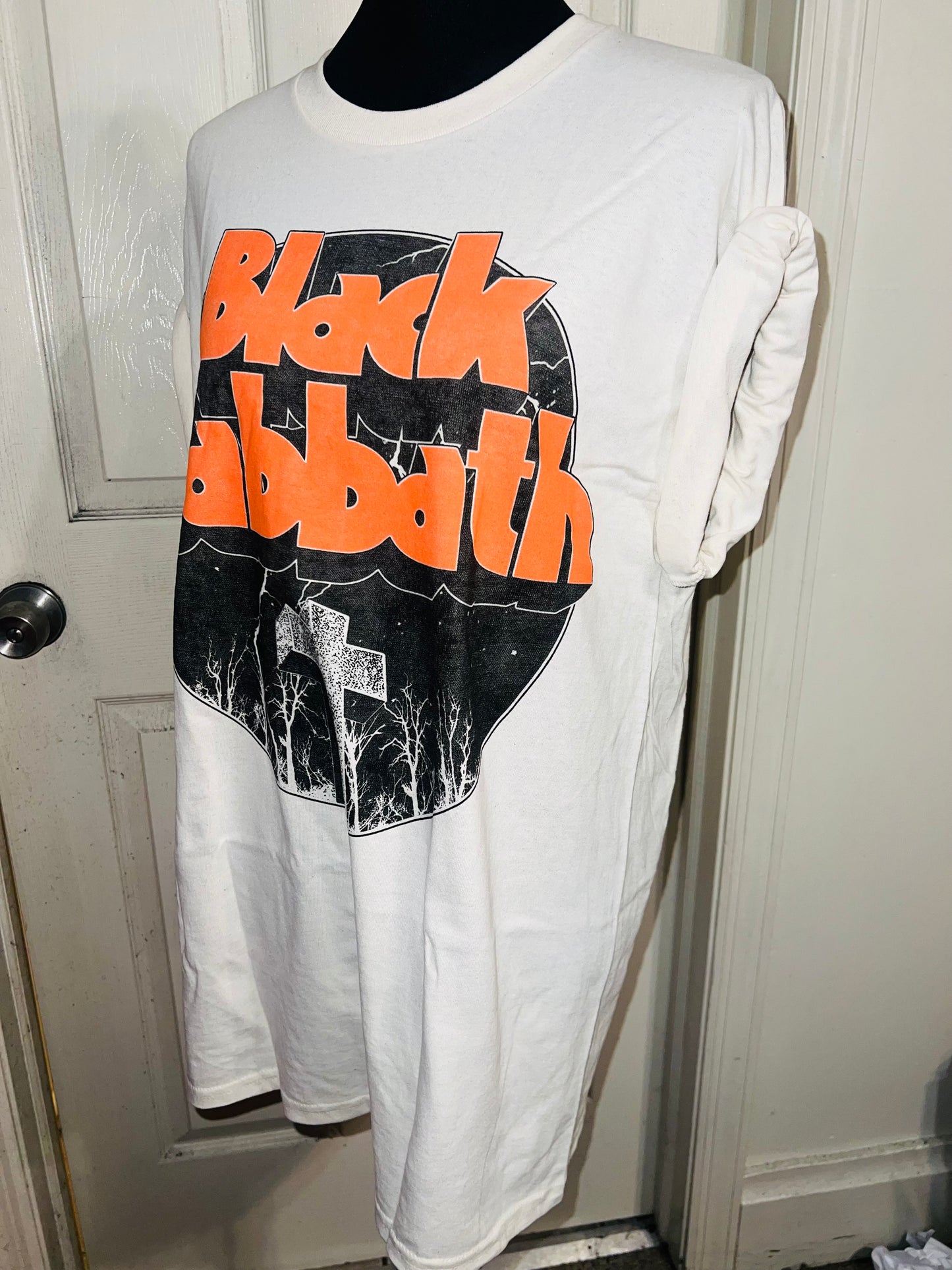 Black Sabbath Oversized Distressed T-Shirt