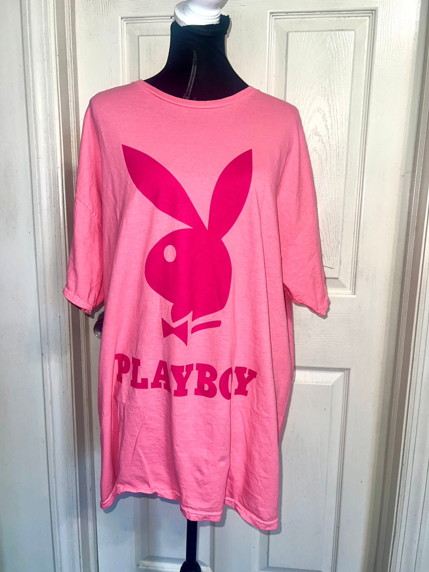 Playboy Oversized Distressed Tee