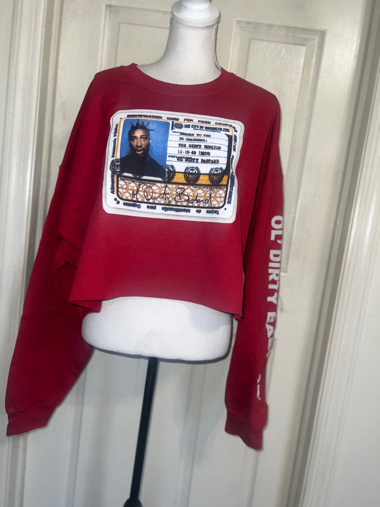Ol’ Dirty Bastard Oversized Distressed Sweatshirt