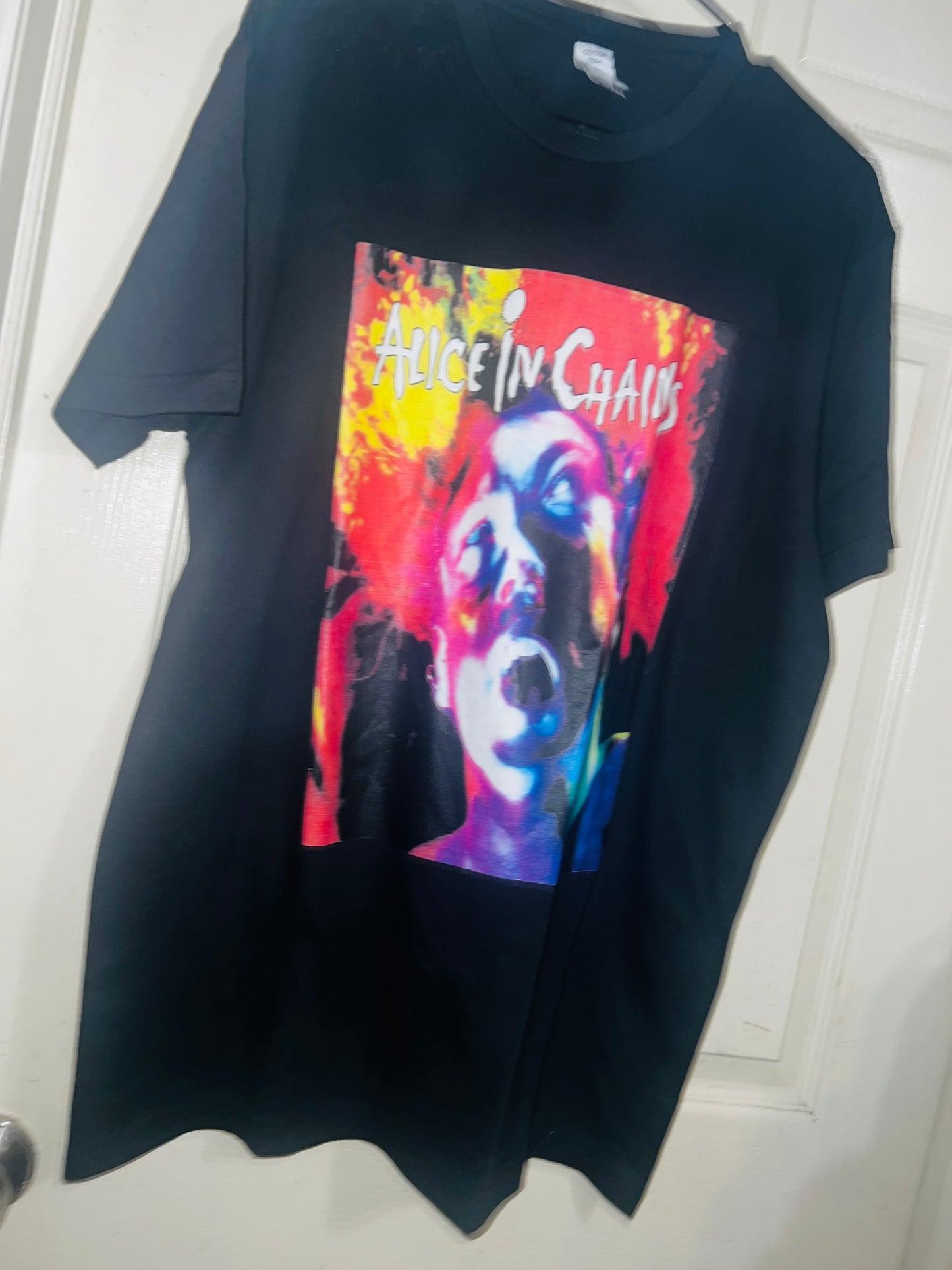 Alice In Chains Oversized Distressed Tee