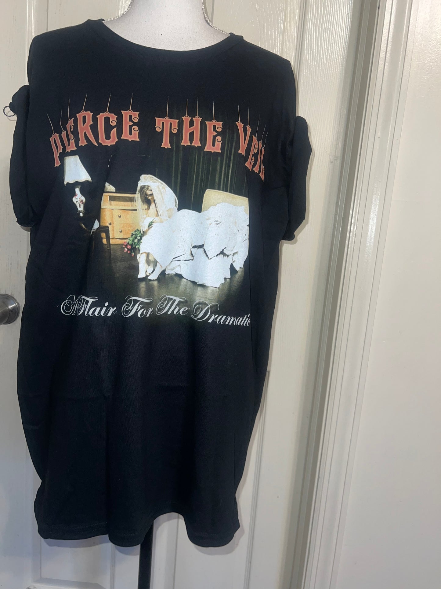 Pierce the Veil Oversized Distressed Tee
