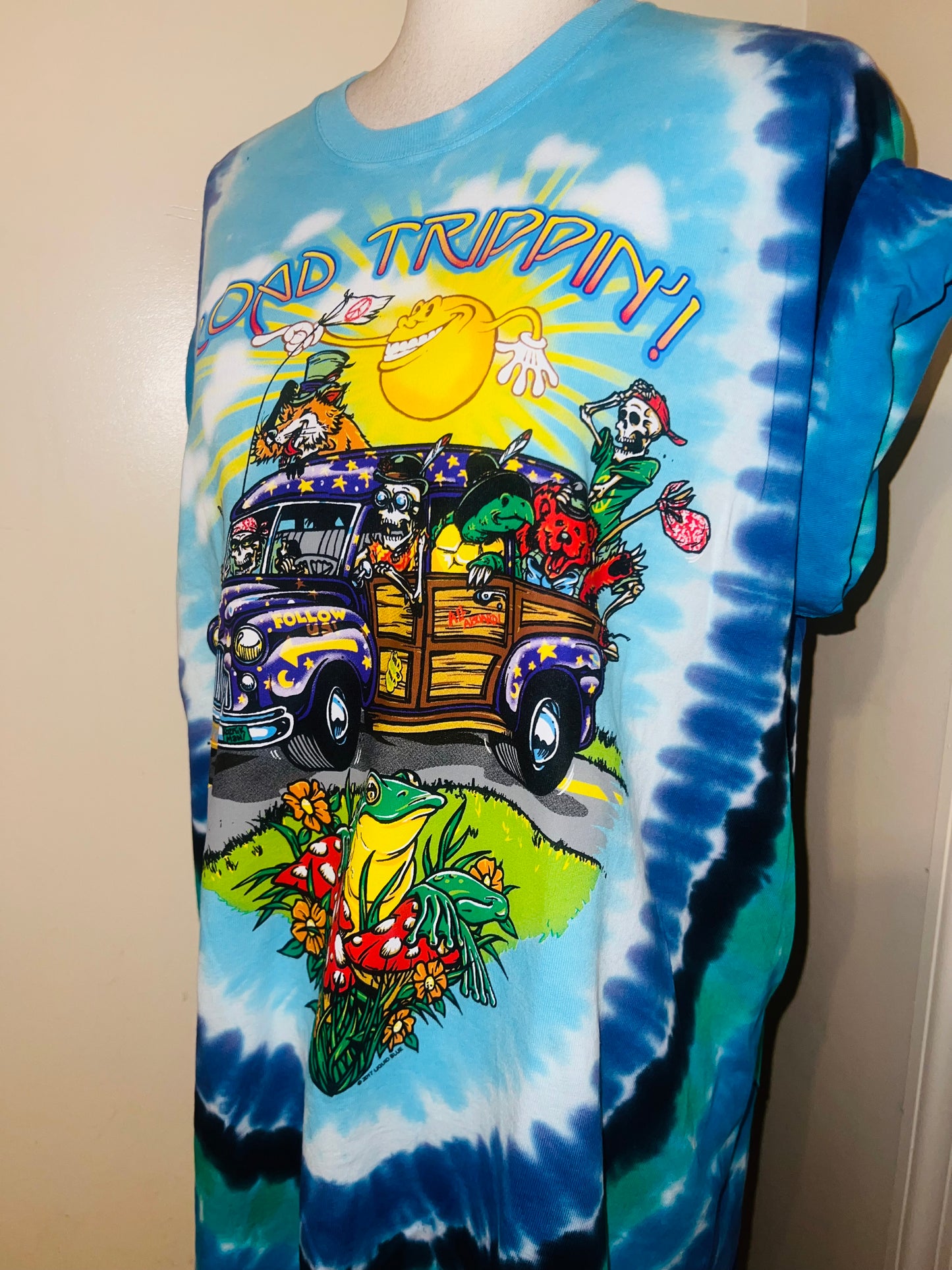 Grateful Dead Road Trippin’ Double Sided Distressed Tee