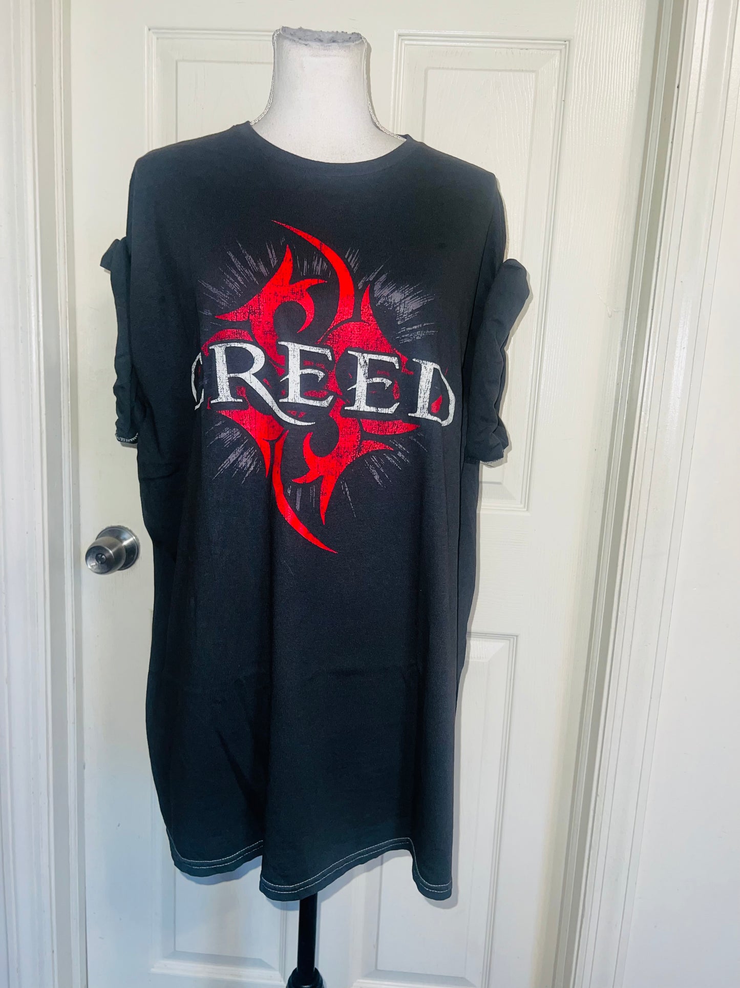 Creed Oversized Distressed Tee