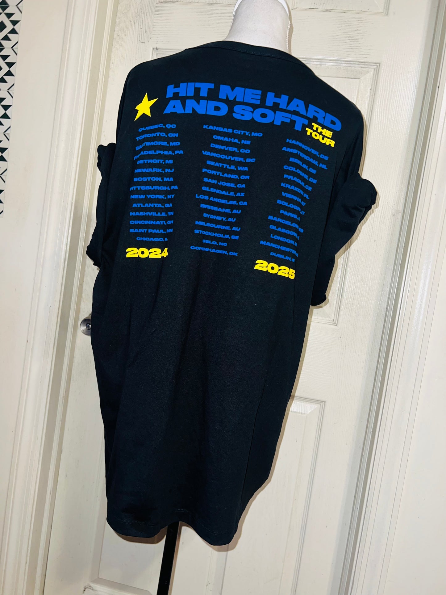 Billie Eilish Double Sided HMHAS Tour Distressed Tee