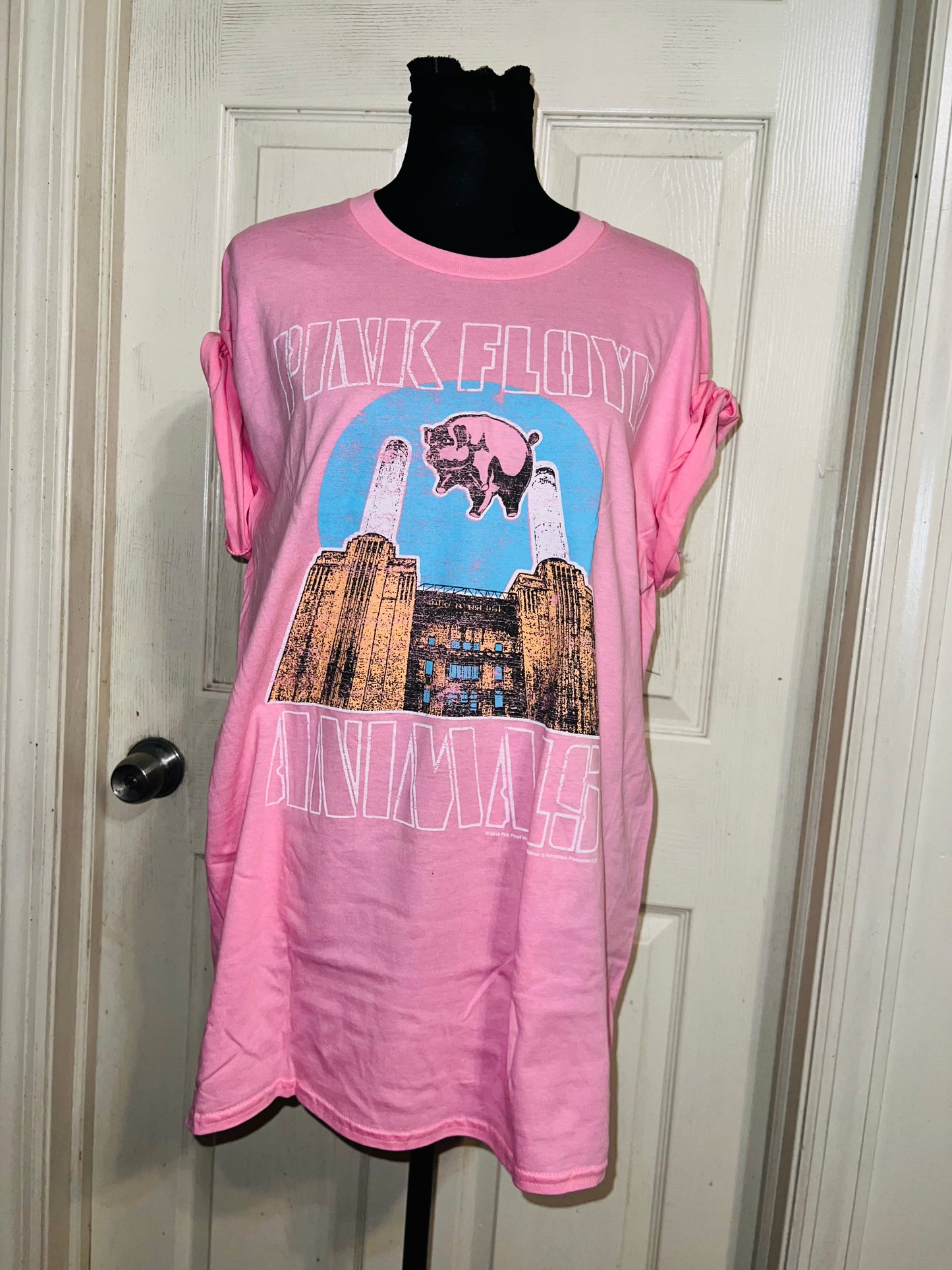 Pink Floyd Oversized Distressed Tee